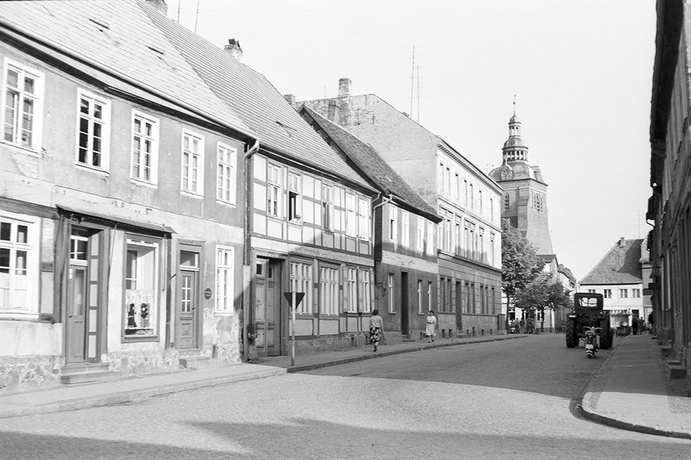 Wittstock/Dosse, Ortsansicht 13 mit Stadtkirche St. Marien (Heimatverein "Alter Krug" Zossen e. V. CC BY-NC-SA)