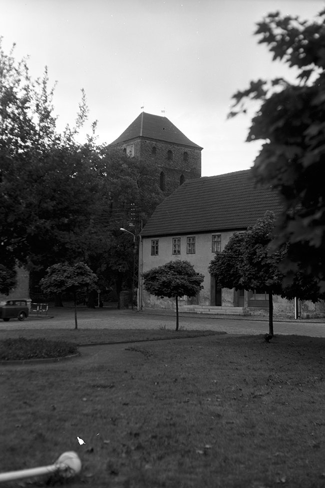 Zahna, Ortsansicht 3 mit Sankt-Marien-Kirche (Heimatverein "Alter Krug" Zossen e. V. CC BY-NC-SA)
