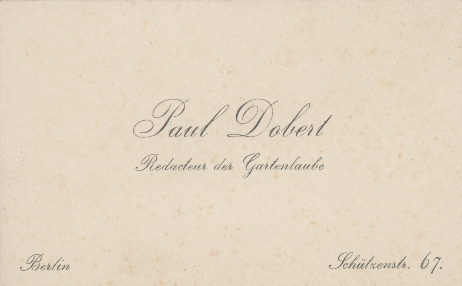 Dobert, Wiener Litographien (Heimatverein "Alter Krug" Zossen e.V. CC BY-NC-SA)