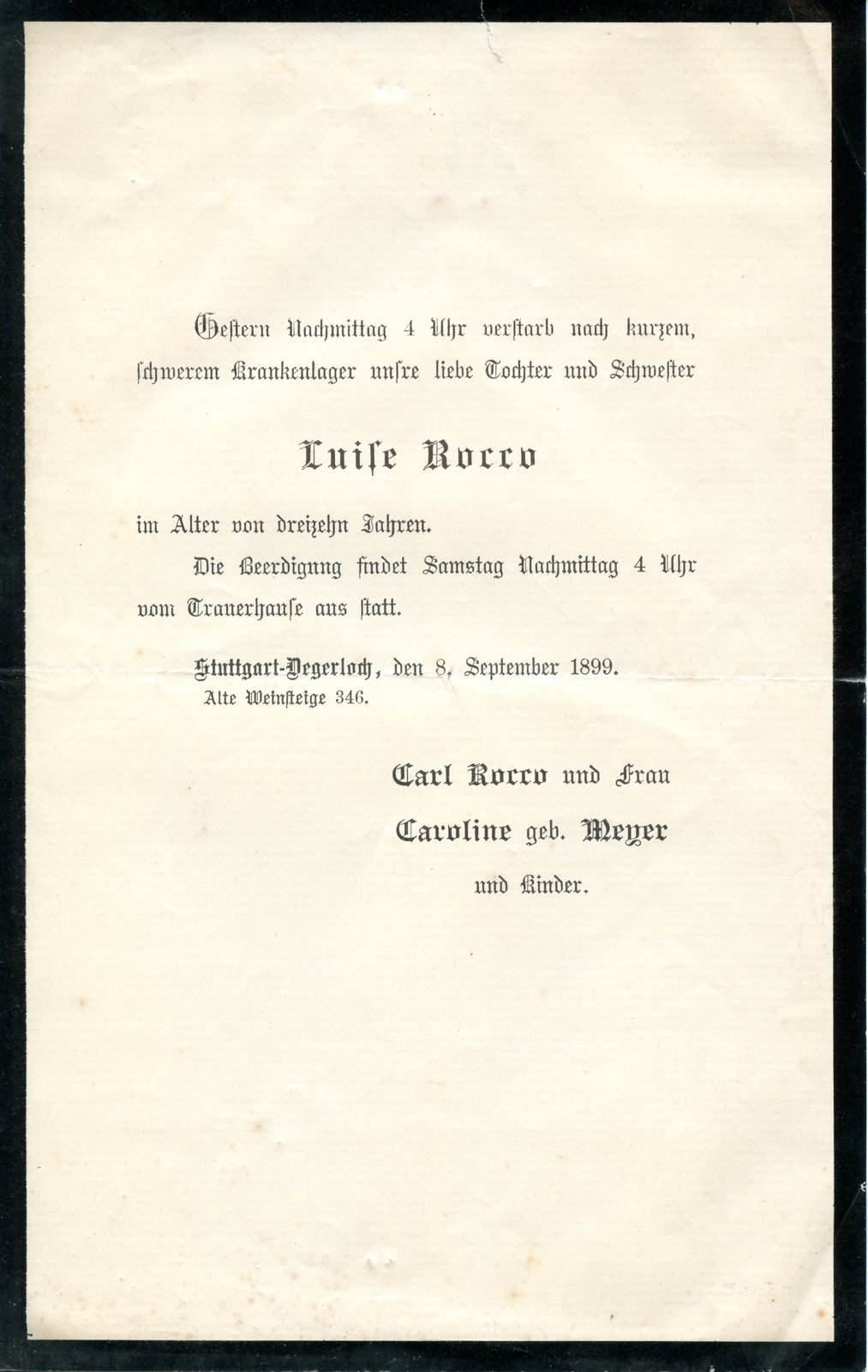 Rocco, Dobert, 08.09.1899 (Heimatverein "Alter Krug" Zossen e.V. CC BY-NC-SA)