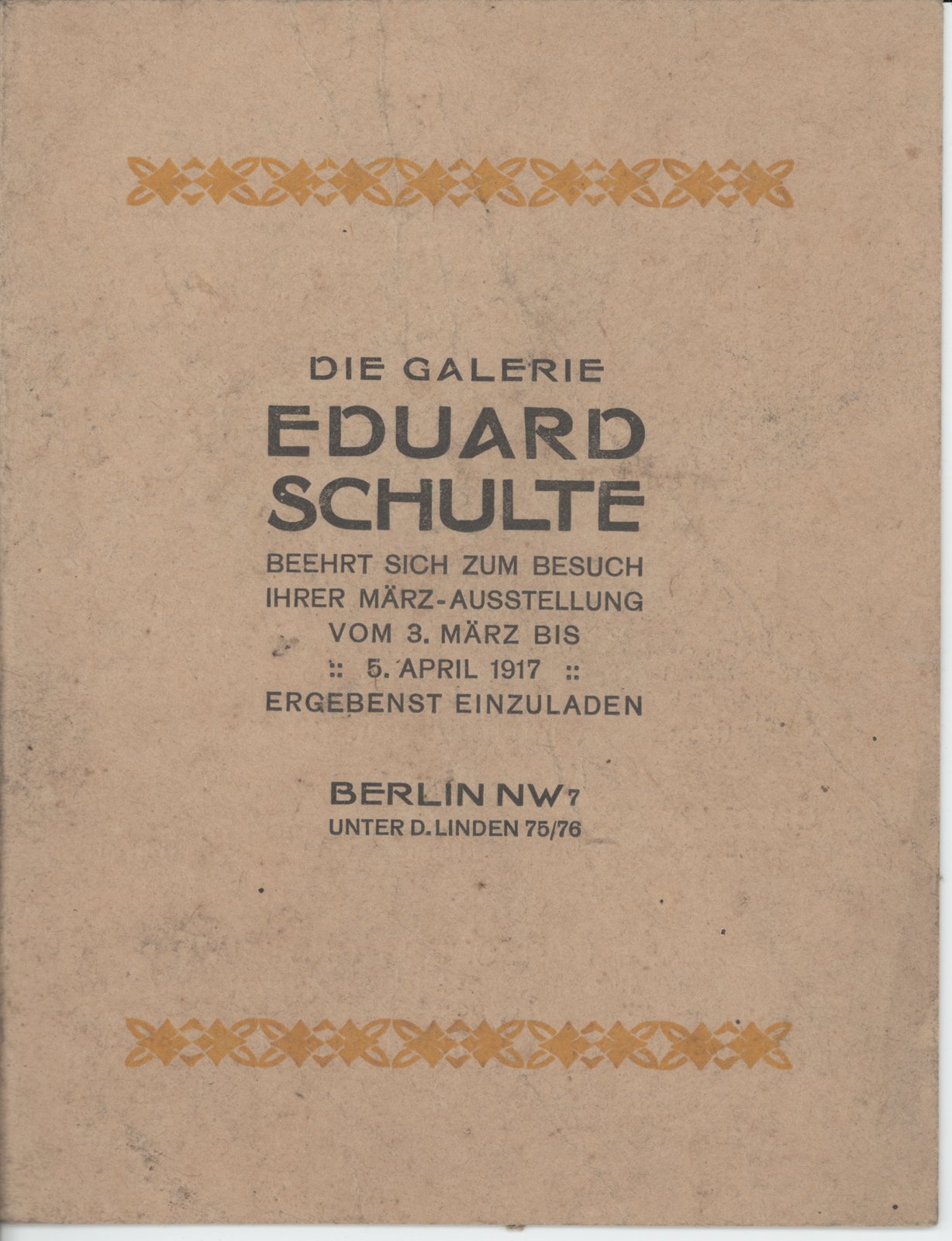 E. Schulte an Dobert, 03.03.1917 (Heimatverein "Alter Krug" Zossen e.V. CC BY-NC-SA)