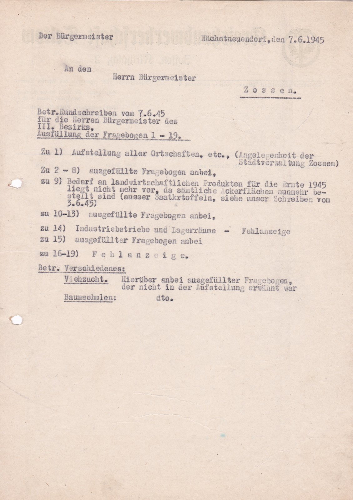 BM Nächst Neuendort, BM Zossen, 07.06.1945 (Heimatverein "Alter Krug" Zossen e.V. CC BY-NC-SA)