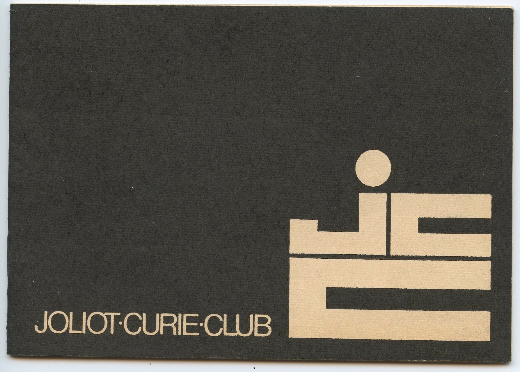 Konvolut Programmhefte »Joliot-Curie-Club« (Museumsprojekt Kleinmachnow CC BY-NC-ND)