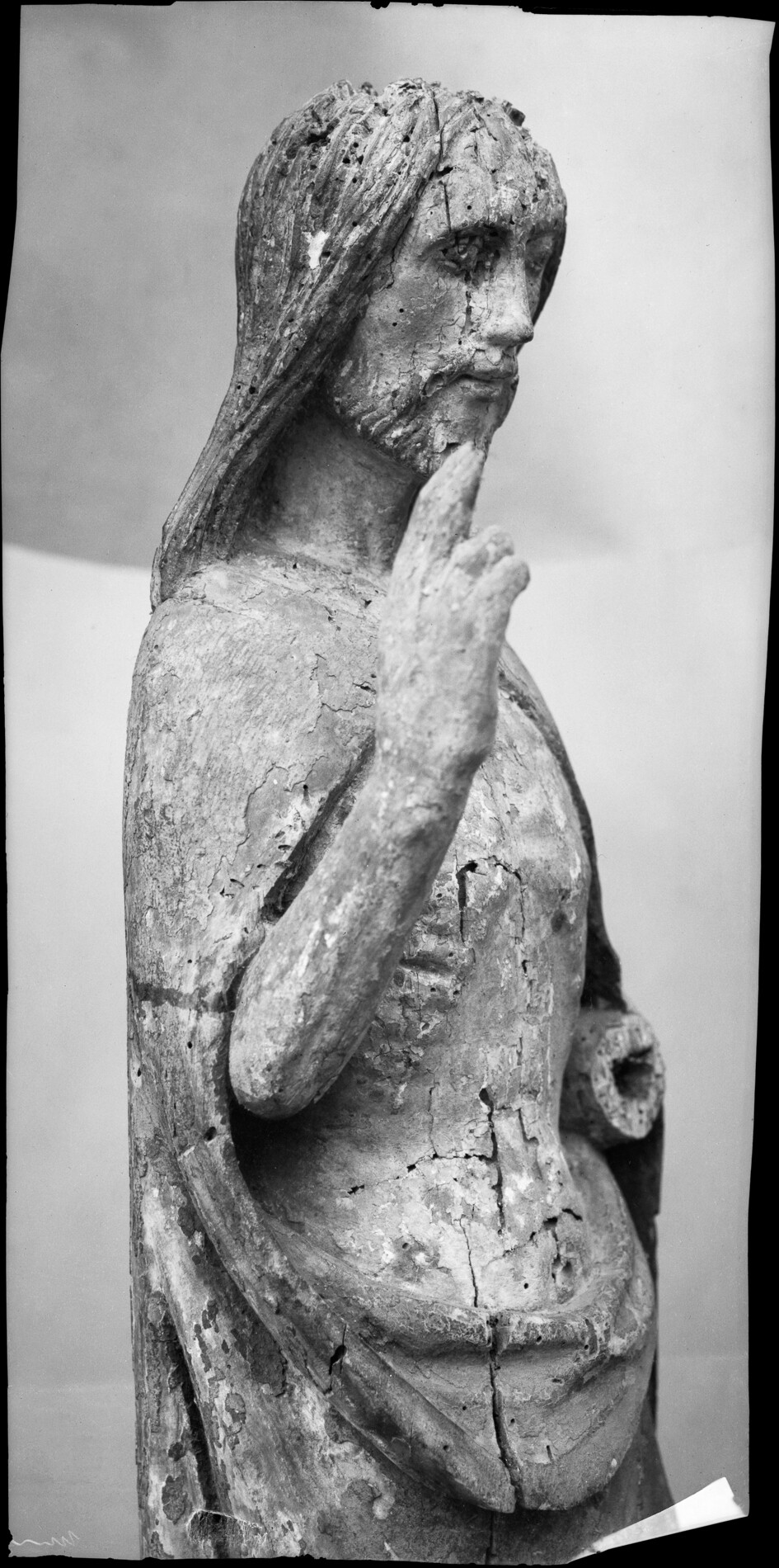 WKT 124: Skulptur "Christus Salvator" aus der Kirche in Alt-Rosenthal (Museumsverband des Landes Brandenburg e.V. CC BY-NC-SA)
