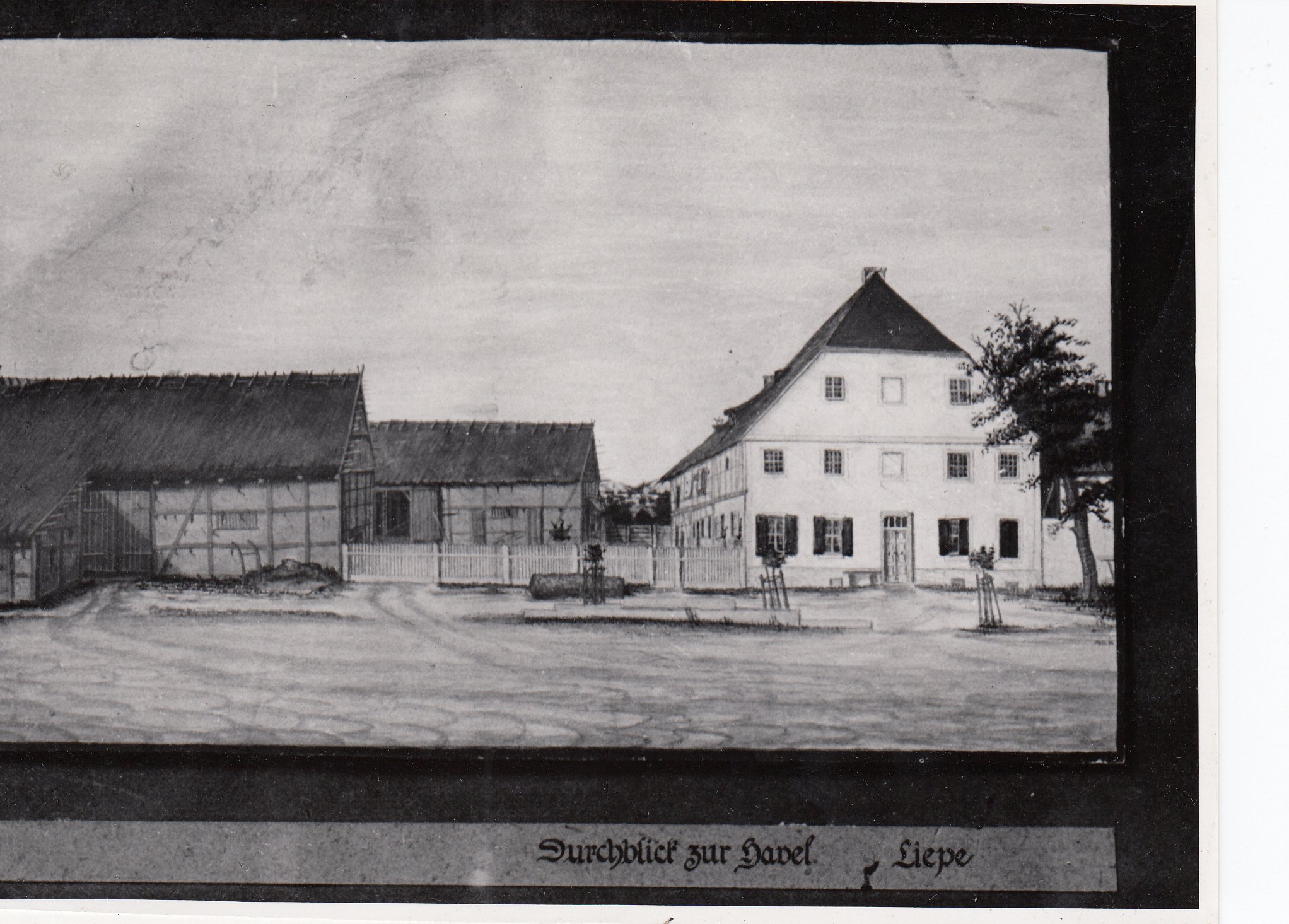 2499: Edmund Wilhelm Hitzer, Ansichten des Dorfes Zachow, Westhavelland II (1839) (Projekt Verlustsache: Märkische Sammlungen CC BY-NC-SA)