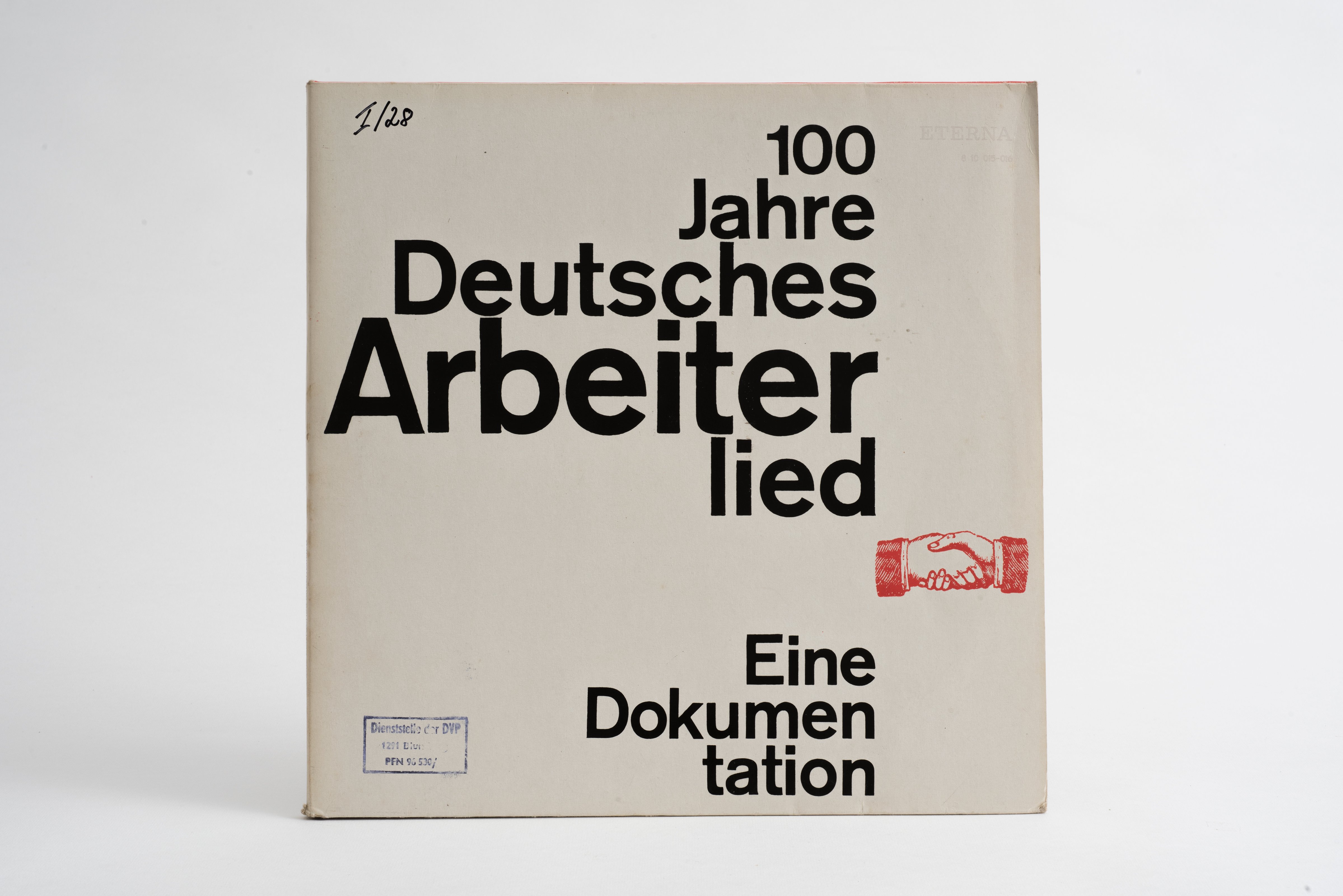 Amiga Schallplatte „100 Jahre Deutsches Arbeiterlied - Eine Dokumentation“ (Museum Utopie und Alltag. Alltagskultur und Kunst aus der DDR CC BY-NC-SA)
