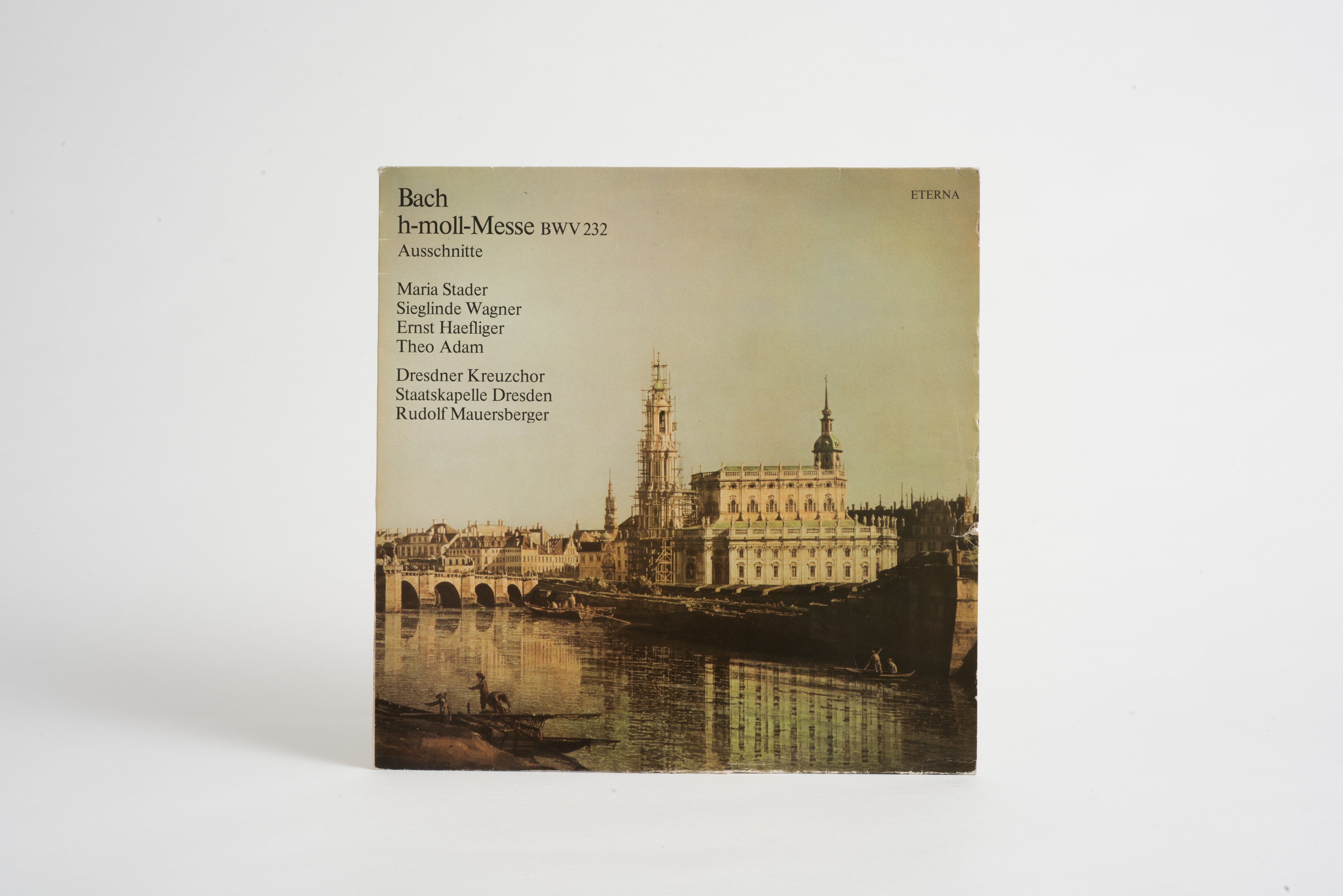 Eterna Schallplatte „Bach – h-Moll Messe“ (Museum Utopie und Alltag. Alltagskultur und Kunst aus der DDR CC BY-NC-SA)