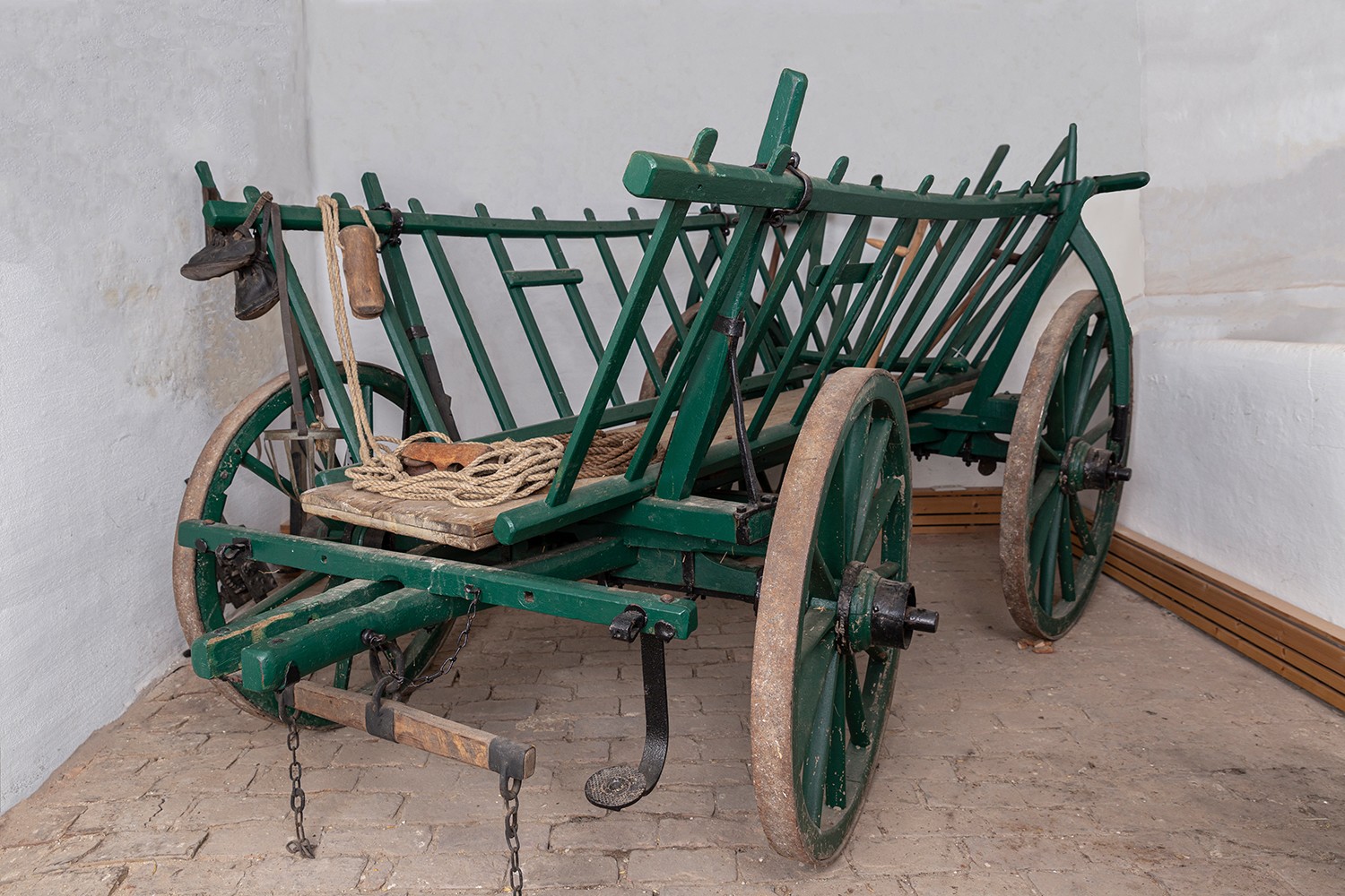 Leiterwagen (Dorf- und Heimatmuseum Dreiseitenhof Grebs CC BY-NC-SA)
