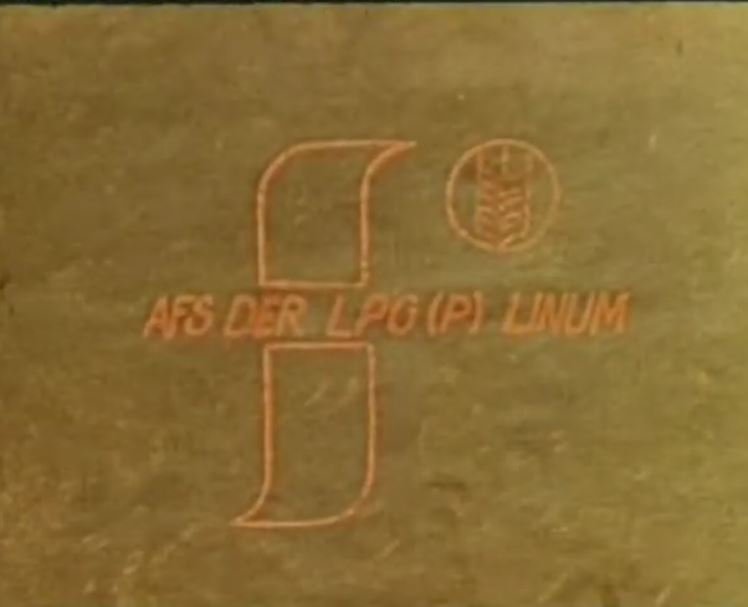 Logo Amateurfilmstudio LPG Linum (8) (Amateurfilmarchiv HAVELLAND PRIVAT RR-F)