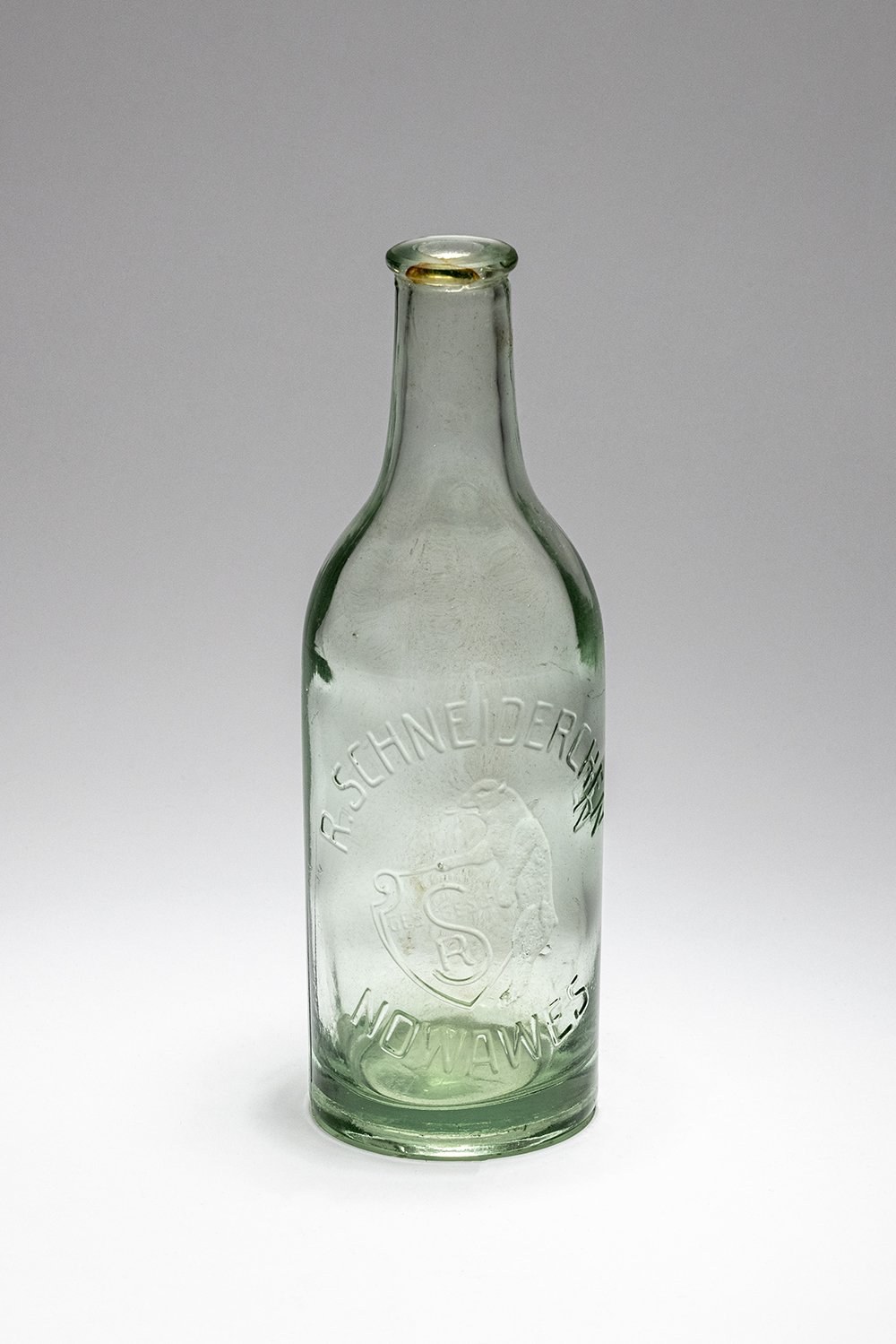 Glasflasche (Webermuseum Babelsberg CC BY-NC-SA)