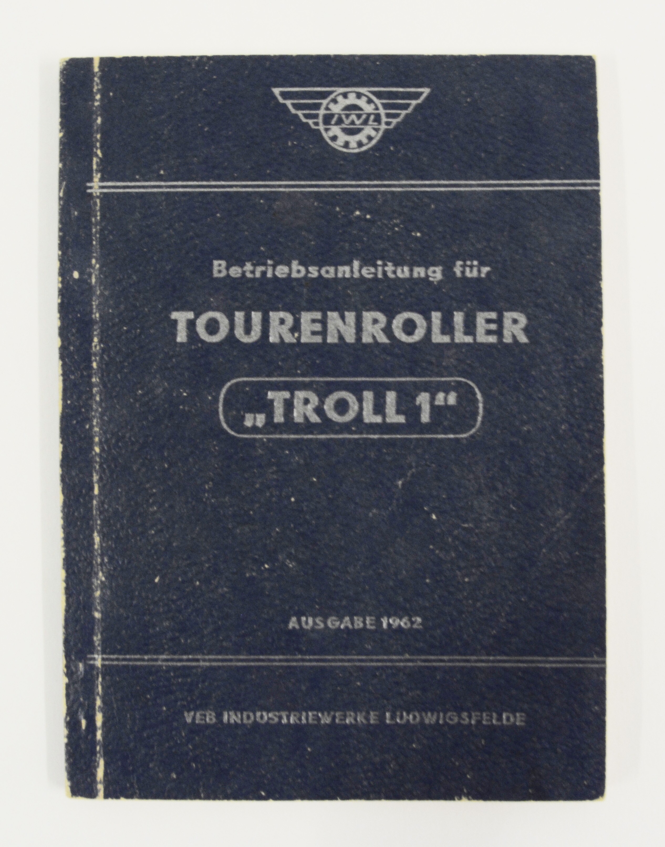 Betriebsanleitung für Tourenroller "Troll 1" (Stadt- und Technikmuseum Ludwigsfelde CC BY-NC-SA)