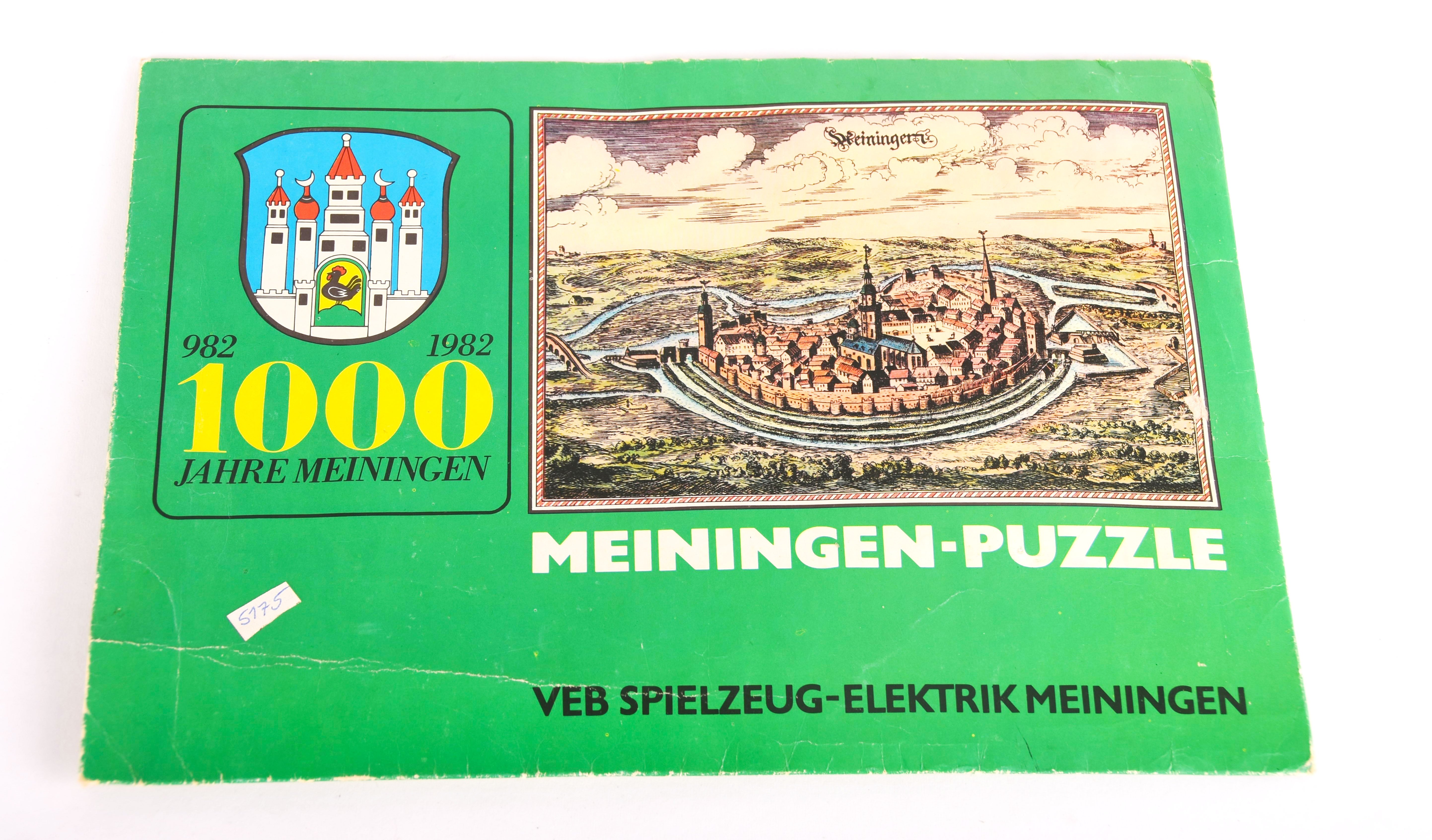 Puzzle "1000 Jahre Meiningen" (Stadt- und Technikmuseum Ludwigsfelde CC BY-NC-SA)