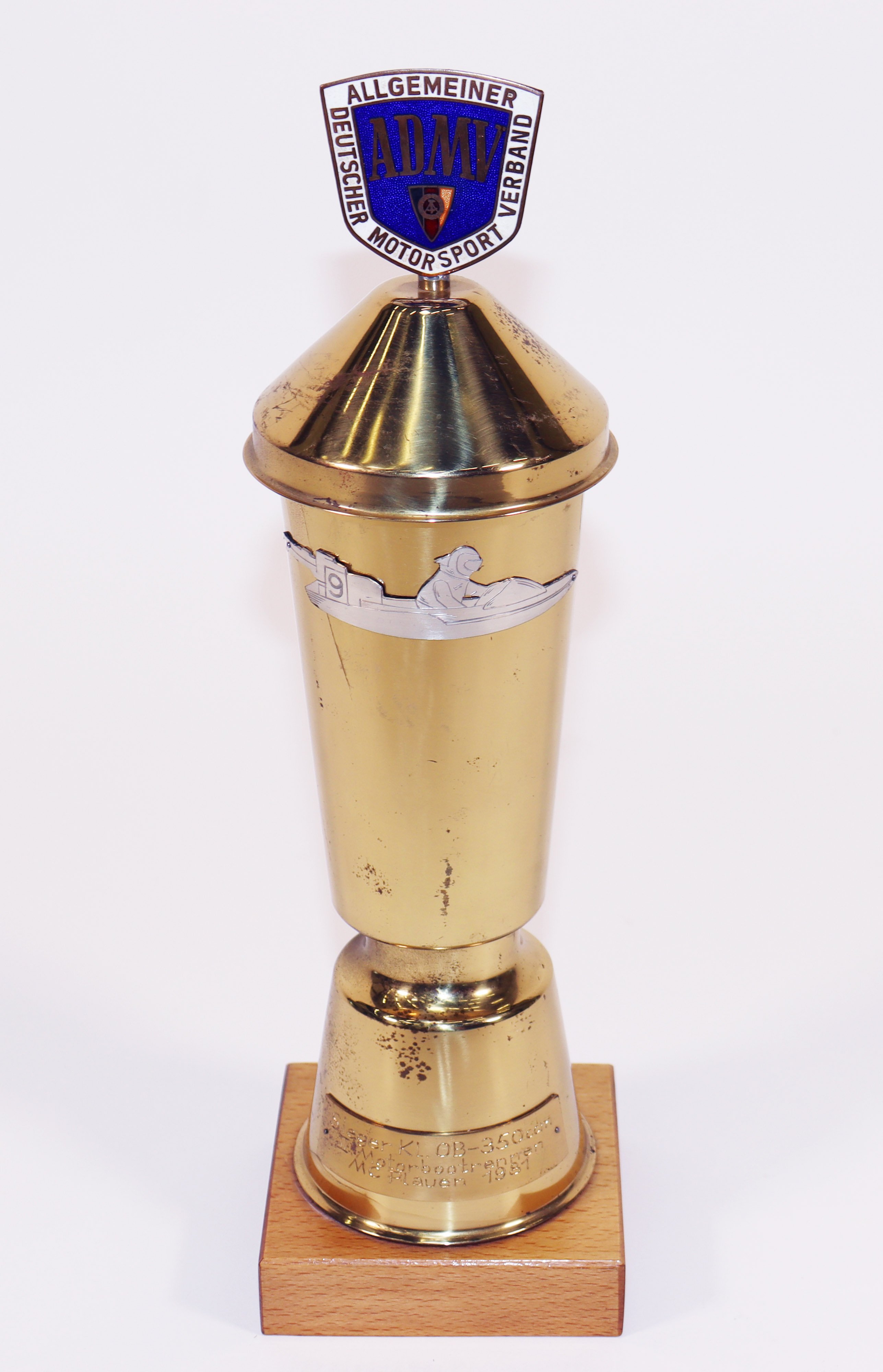Pokal "MC Plauen 1981" (Museum für Stadt und Technik Ludwigsfelde CC BY-NC-SA)