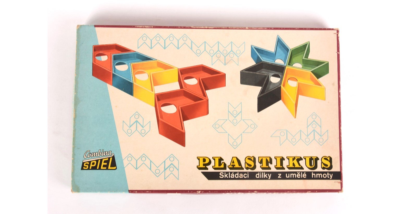 Legespiel "Combina Spiel Plastikus" (Museum für Stadt und Technik Ludwigsfelde CC BY-NC-SA)