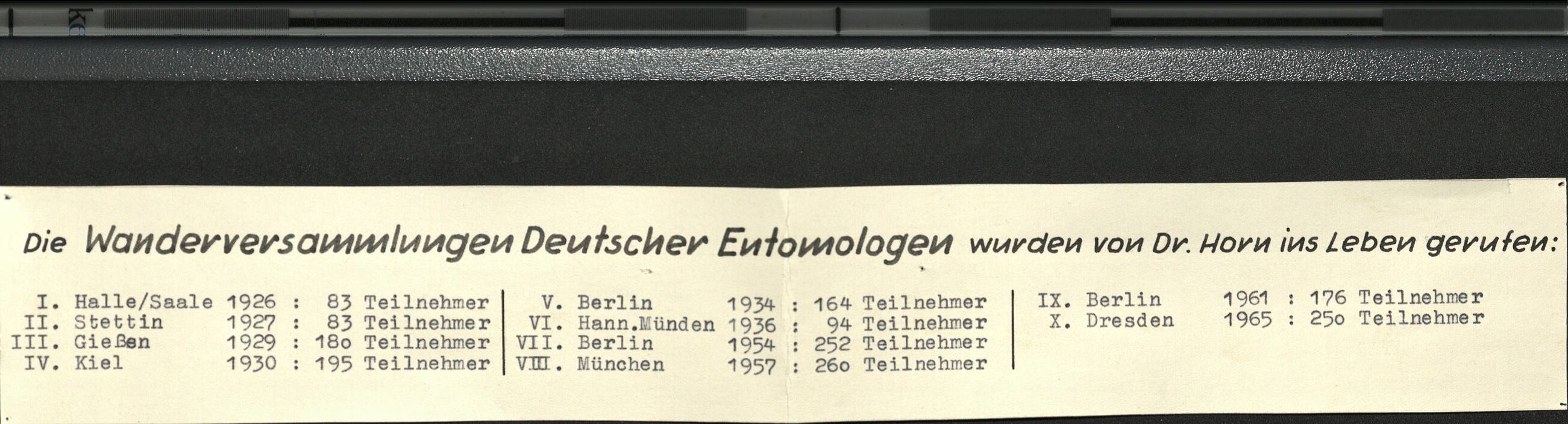 Notizzettel zu Anstecknadeln (Senckenberg Deutsches Entomologisches Institut CC BY-NC-SA)
