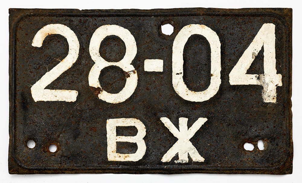 Kennzeichen eines sowjetischen Militärfahrzeugs (Museum Neuruppin CC BY-NC-SA)
