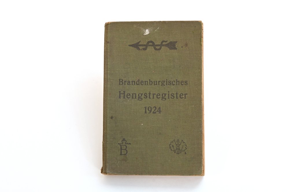 Brandenburgisches Hengstregister 1924 (Stiftung Brandenburgisches Haupt- und Landgestüt CC BY-NC-SA)