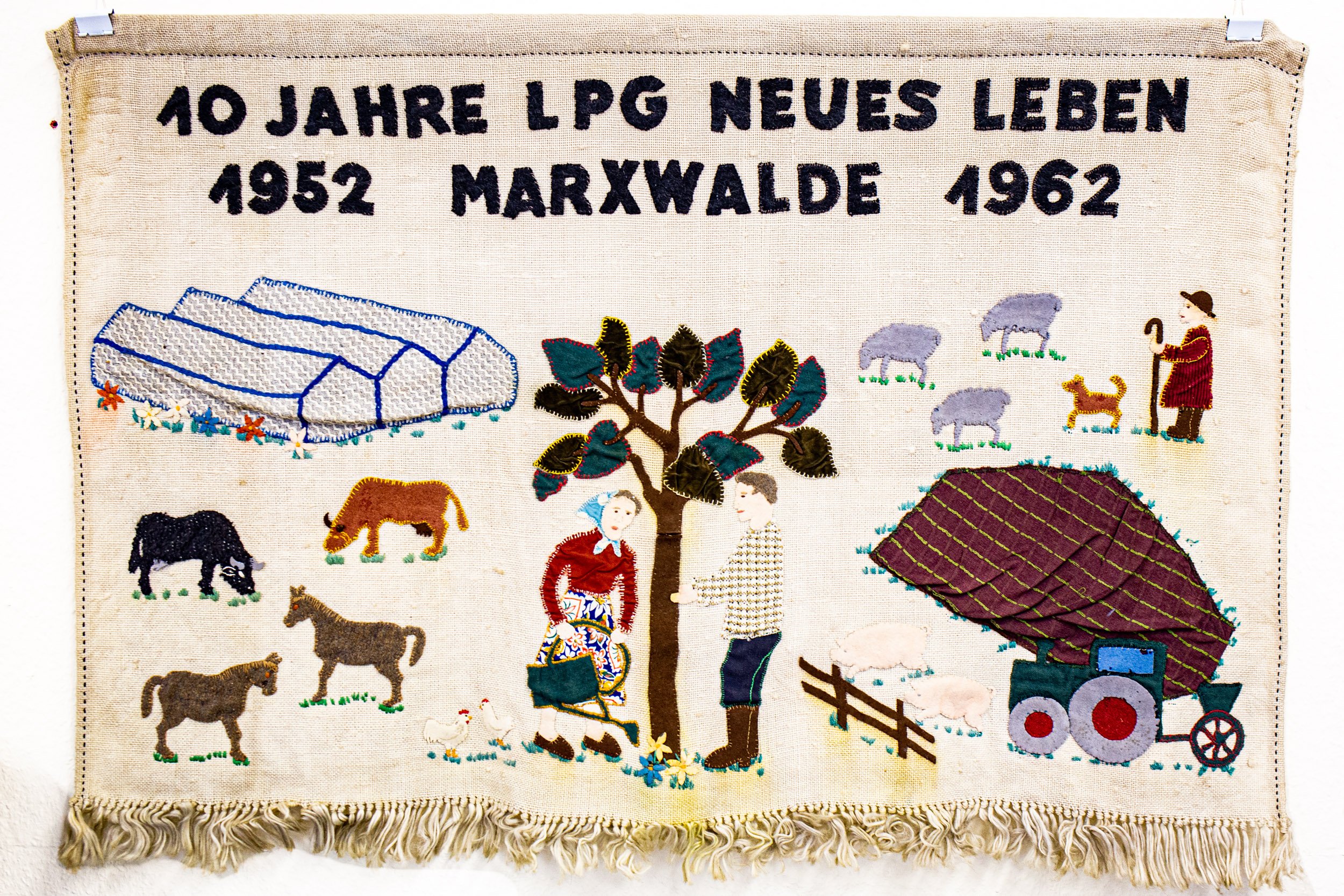 Wandteppich der LPG Neues Leben Marxwalde (Alex Schirmer CC BY-NC-SA)