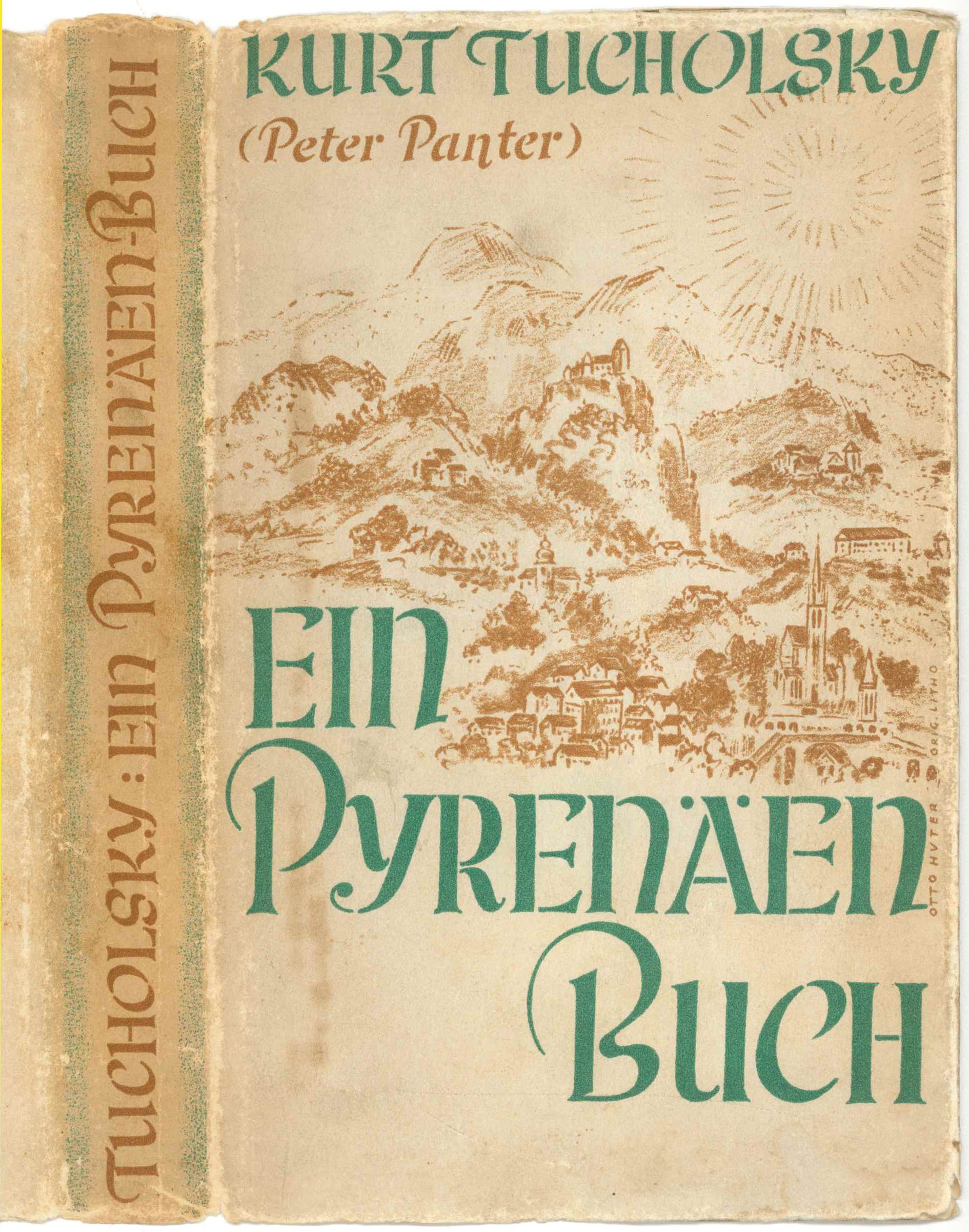 "Ein Pyrenäenbuch", Peter Panter, 1930 (Kurt Tucholsky Literaturmuseum CC BY-NC-SA)