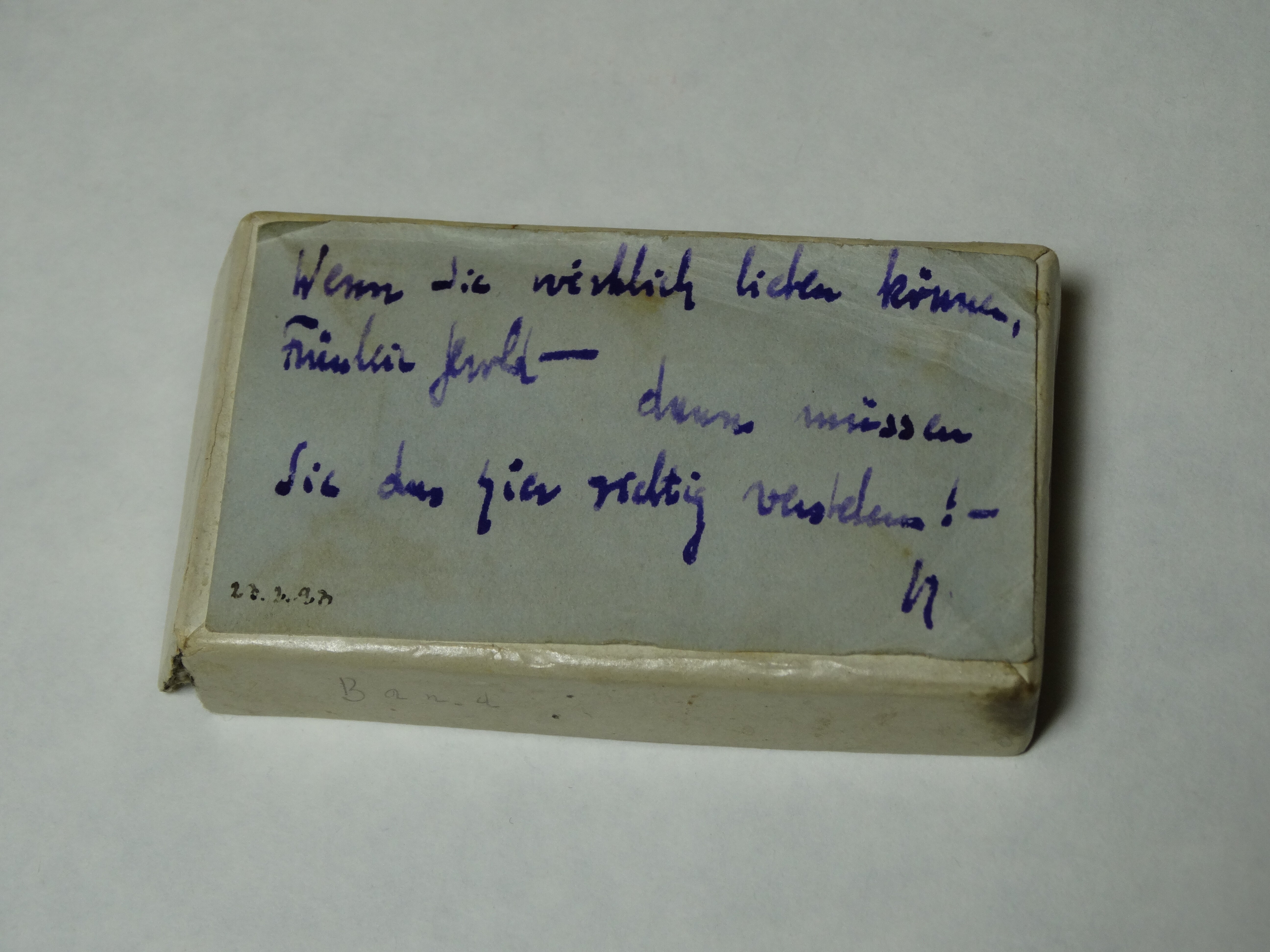 Streichholzschachtel für Mary Gerold, 1923 (KTL CC BY-NC-SA)
