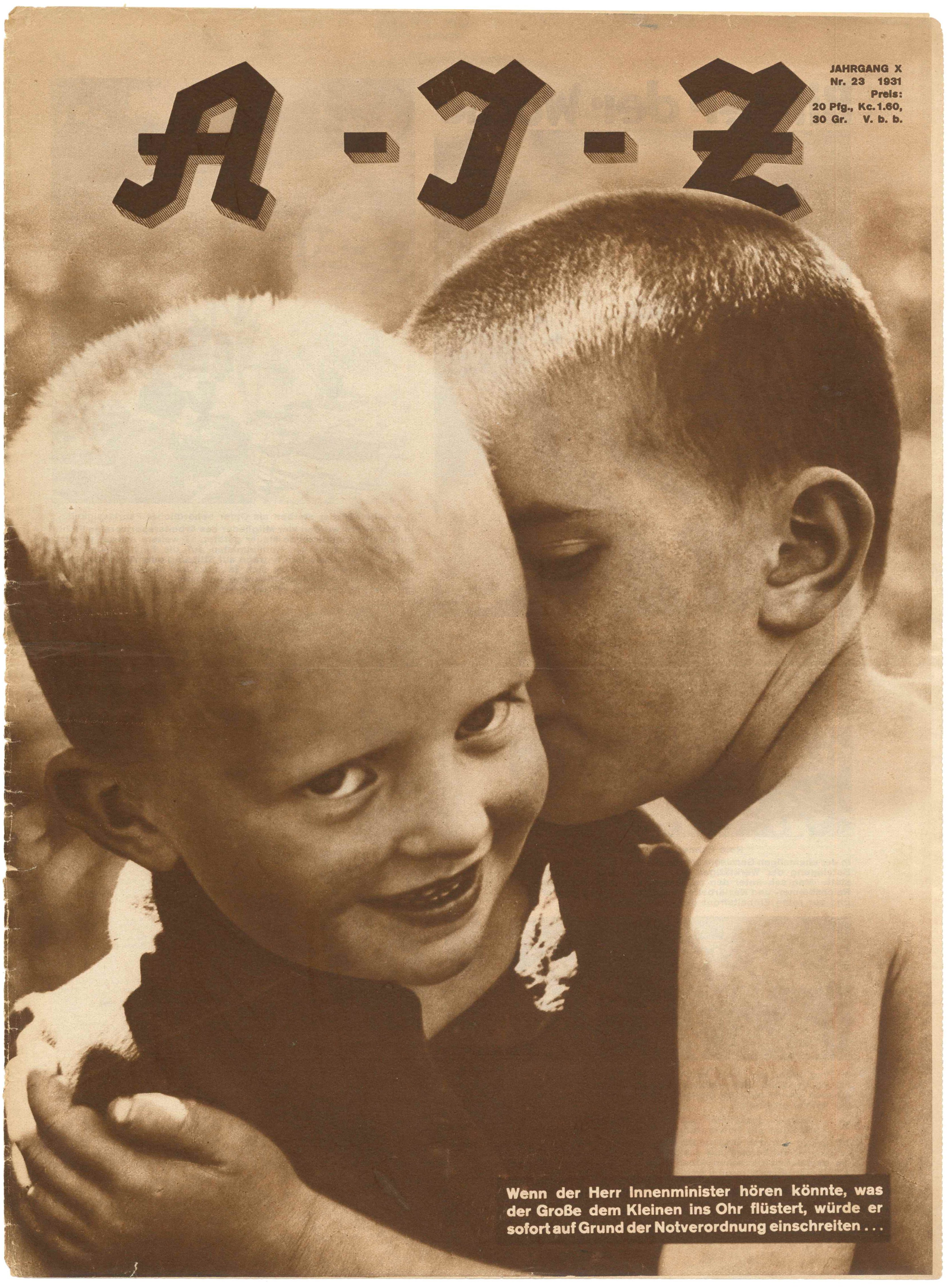 AIZ, Nr. 23, 1931, Titelseite (Kurt Tucholsky Literaturmuseum CC BY-NC-SA)