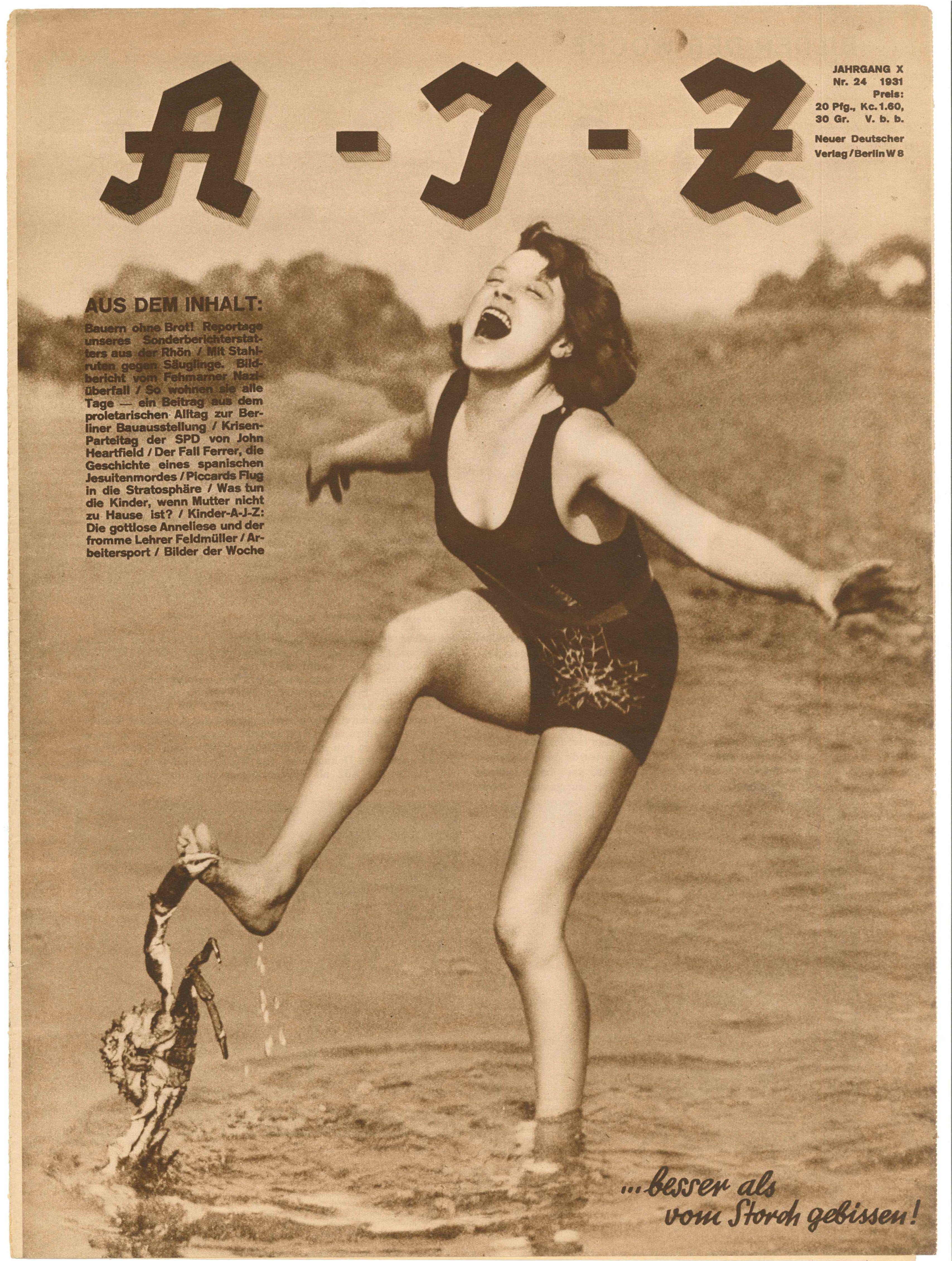 AIZ, Nr. 24, 1931, Titelseite (Kurt Tucholsky Literaturmuseum CC BY-NC-SA)
