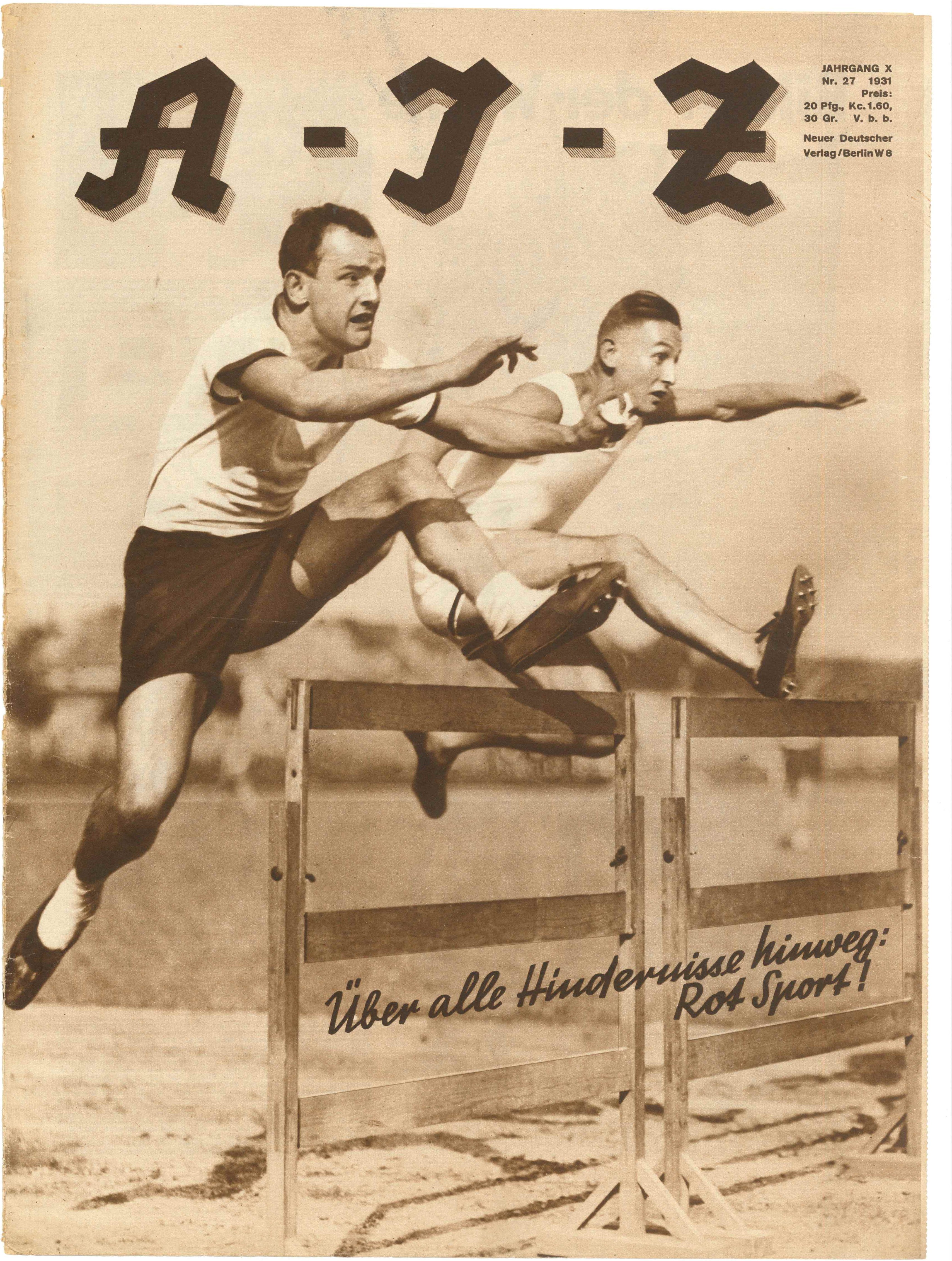 AIZ, Nr. 27, 1931, Titelseite (Kurt Tucholsky Literaturmuseum CC BY-NC-SA)