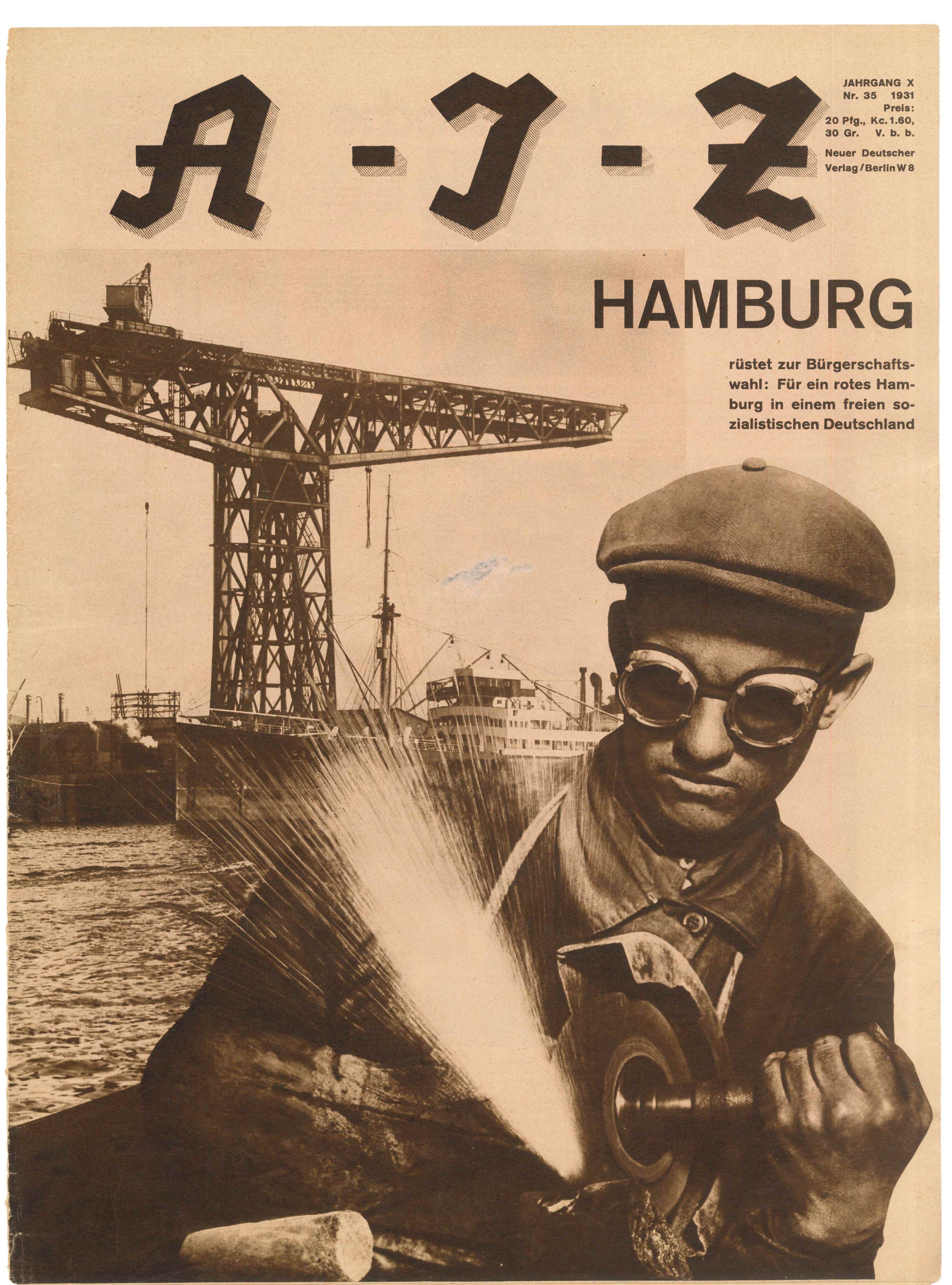 AIZ, Nr. 35, 1931, Titelseite (Kurt Tucholsky Literaturmuseum CC BY-NC-SA)