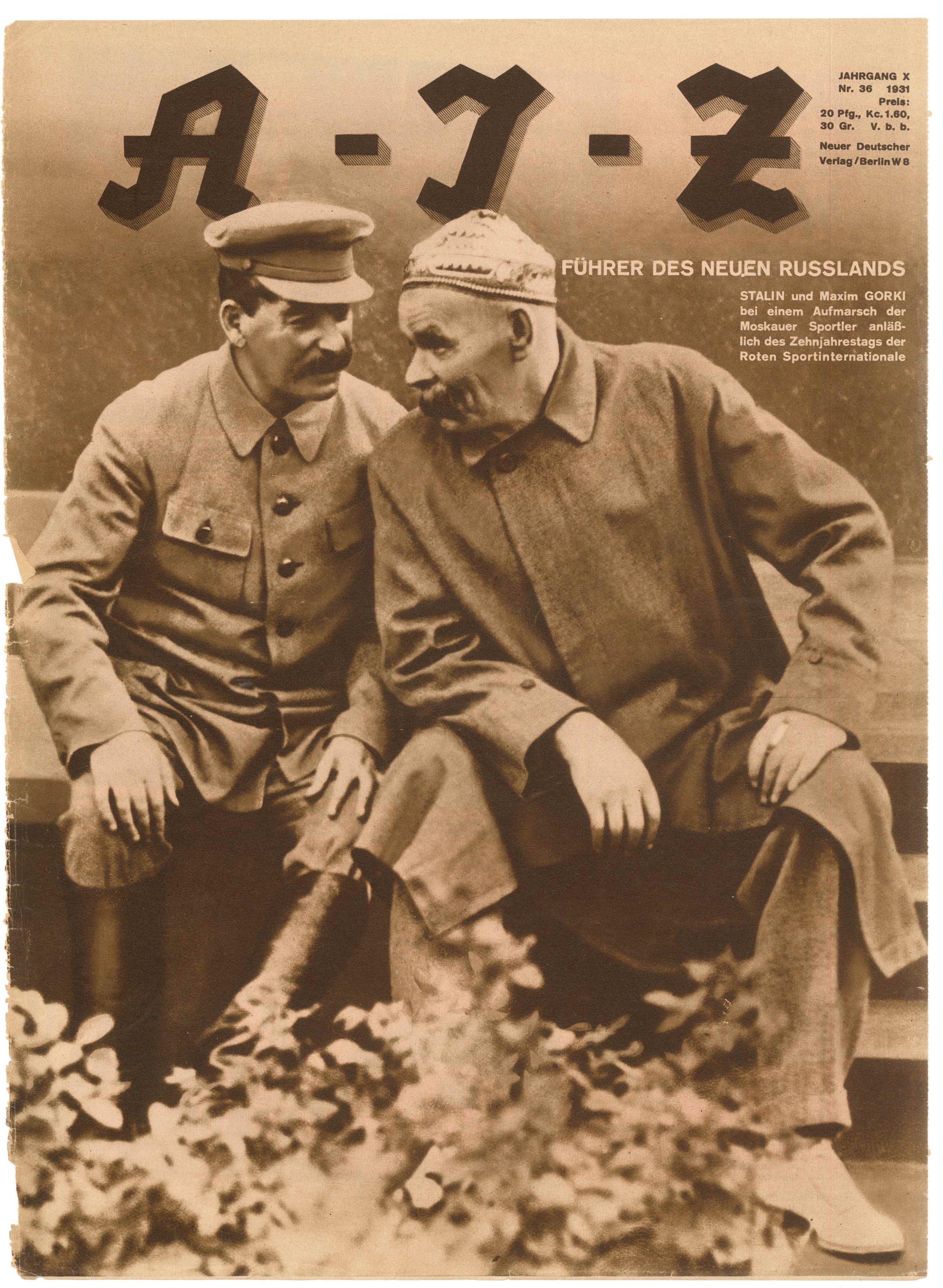 AIZ, Nr. 36, 1931, Titelseite (Kurt Tucholsky Literaturmuseum CC BY-NC-SA)