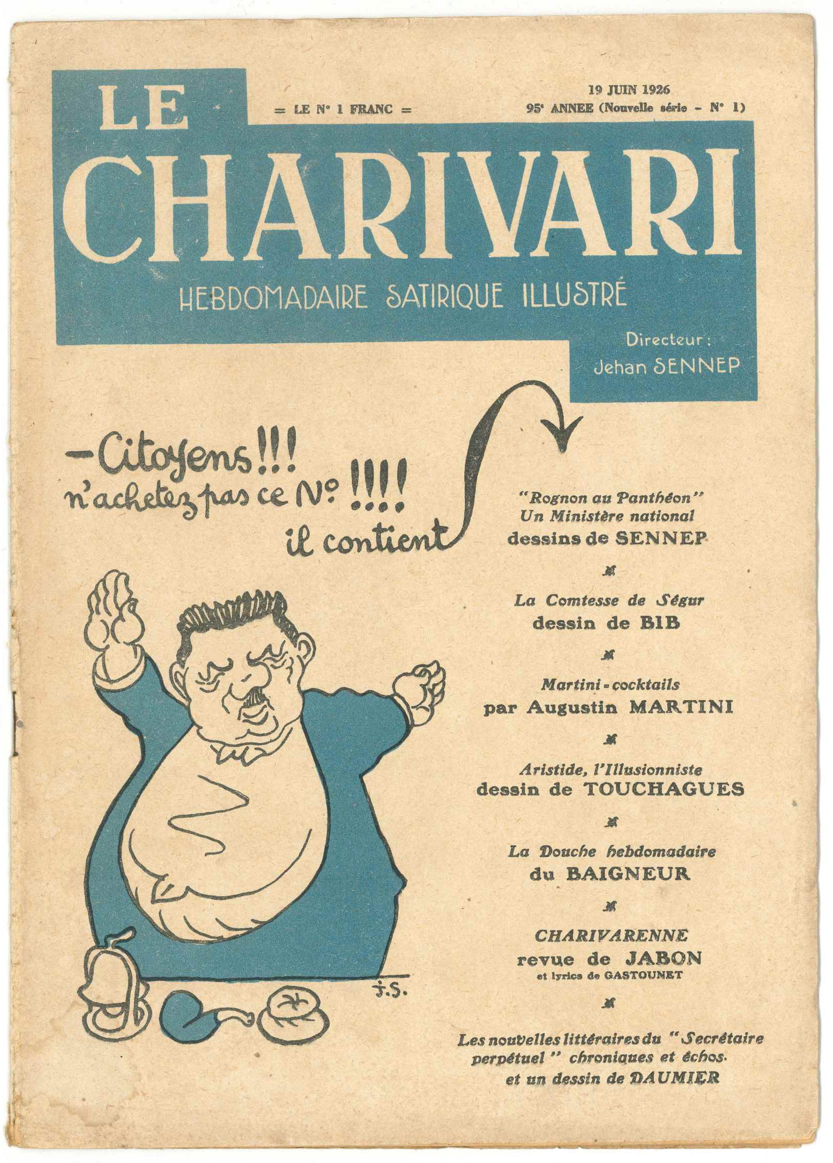 "Le Charivari" (Kurt Tucholsky Literaturmuseum CC BY-NC-SA)