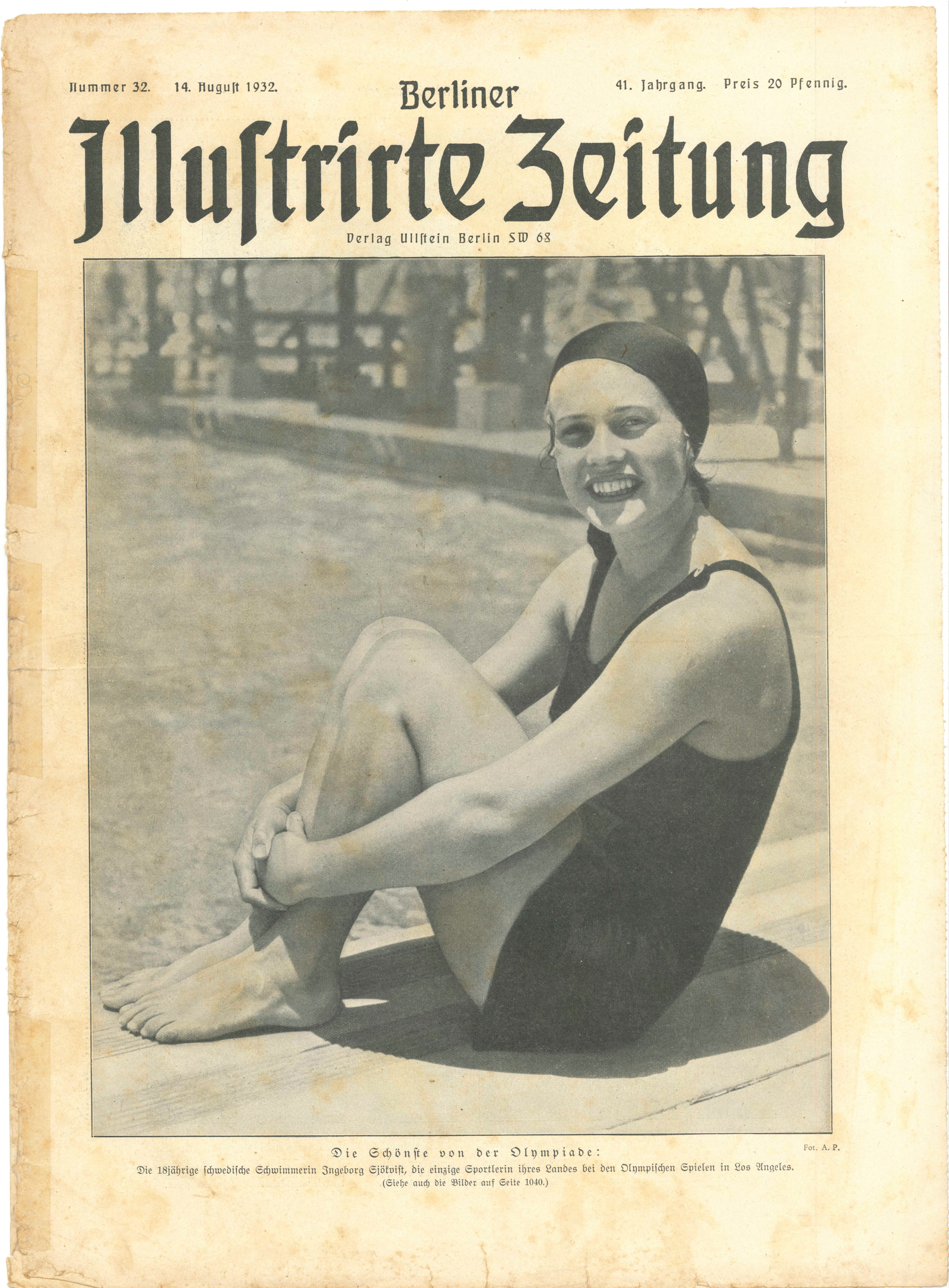 BIZ, Nr. 32, 1932, Titelseite (Kurt Tucholsky Literaturmuseum CC BY-NC-SA)