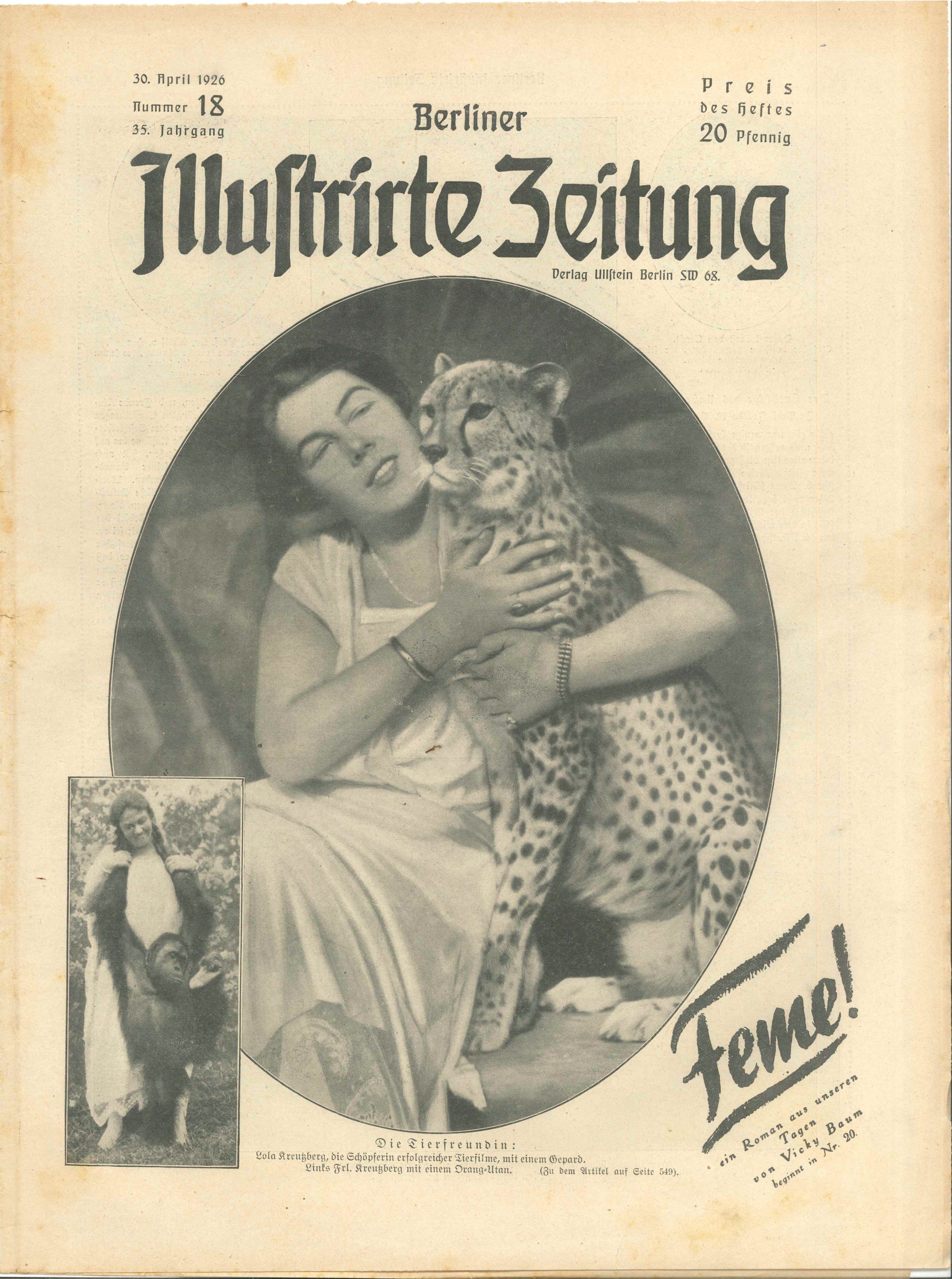 BIZ, Nr. 18, 1926, Titelseite (Kurt Tucholsky Literaturmuseum CC BY-NC-SA)
