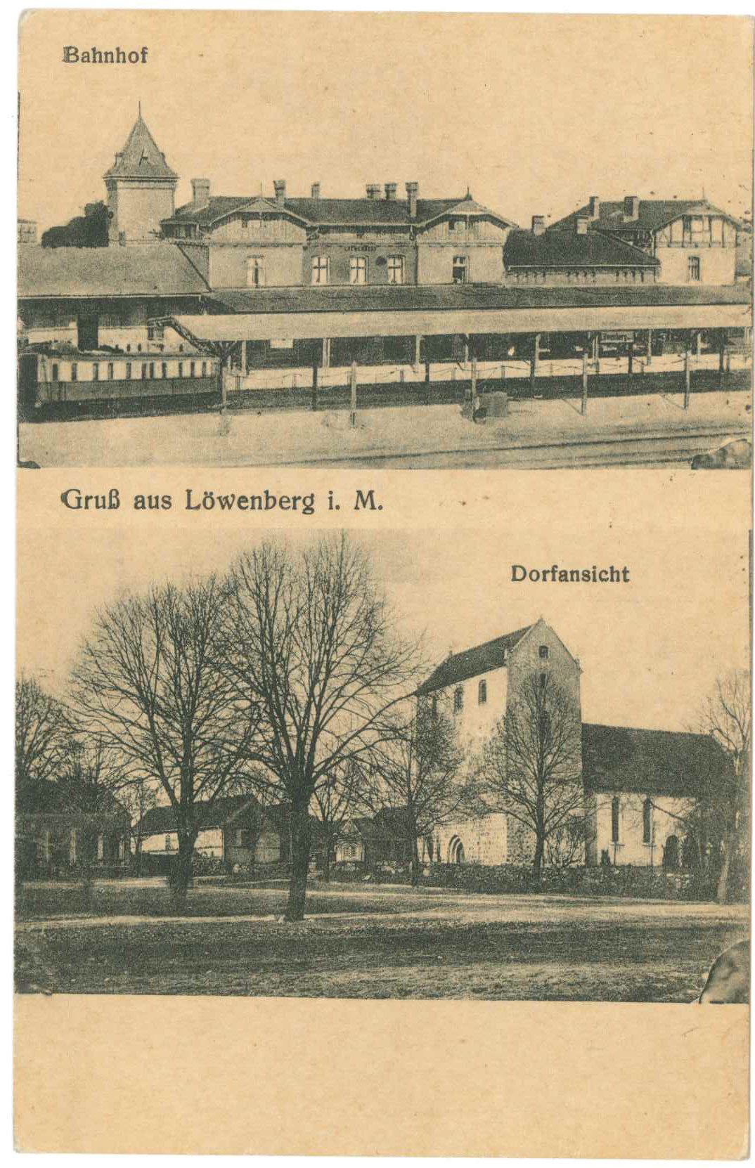 Gruß aus Löwenberg i.M. (Kurt Tucholsky Literaturmuseum CC BY-NC-SA)