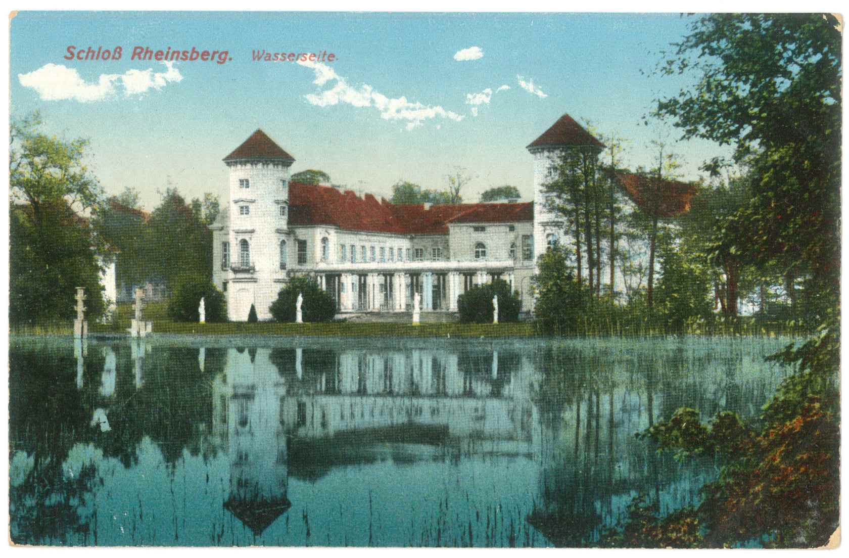 Schloß Rheinsberg, Wasserseite (Kurt Tucholsky Literaturmuseum CC BY-NC-SA)