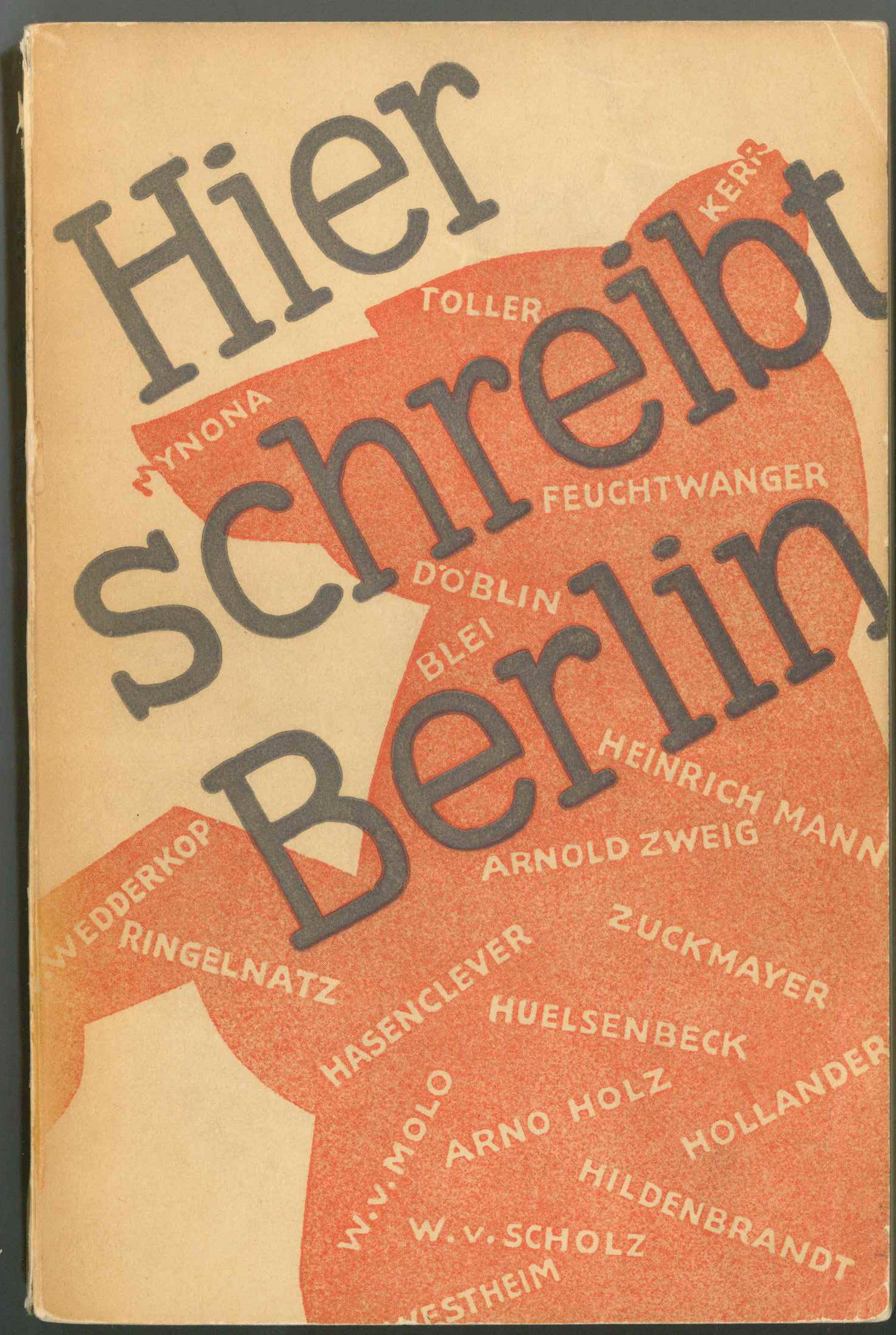 Hier schreibt Berlin. Eine Anthologie von heute (Kurt Tucholsky Literaturmuseum CC BY-NC-SA)