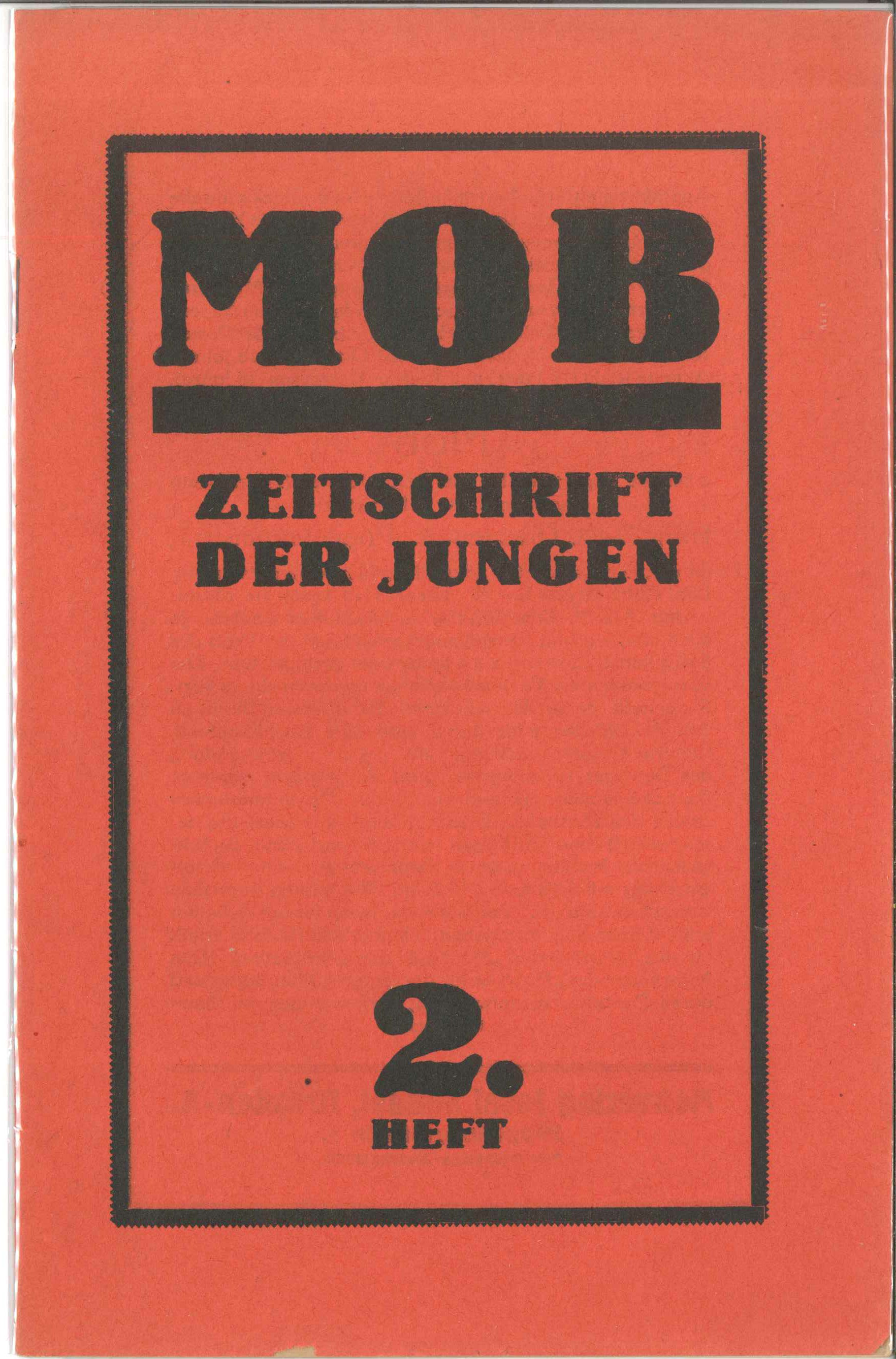 MOB Zeitschrift der Jungen 2. Heft (Kurt Tucholsky Literaturmuseum CC BY-NC-SA)