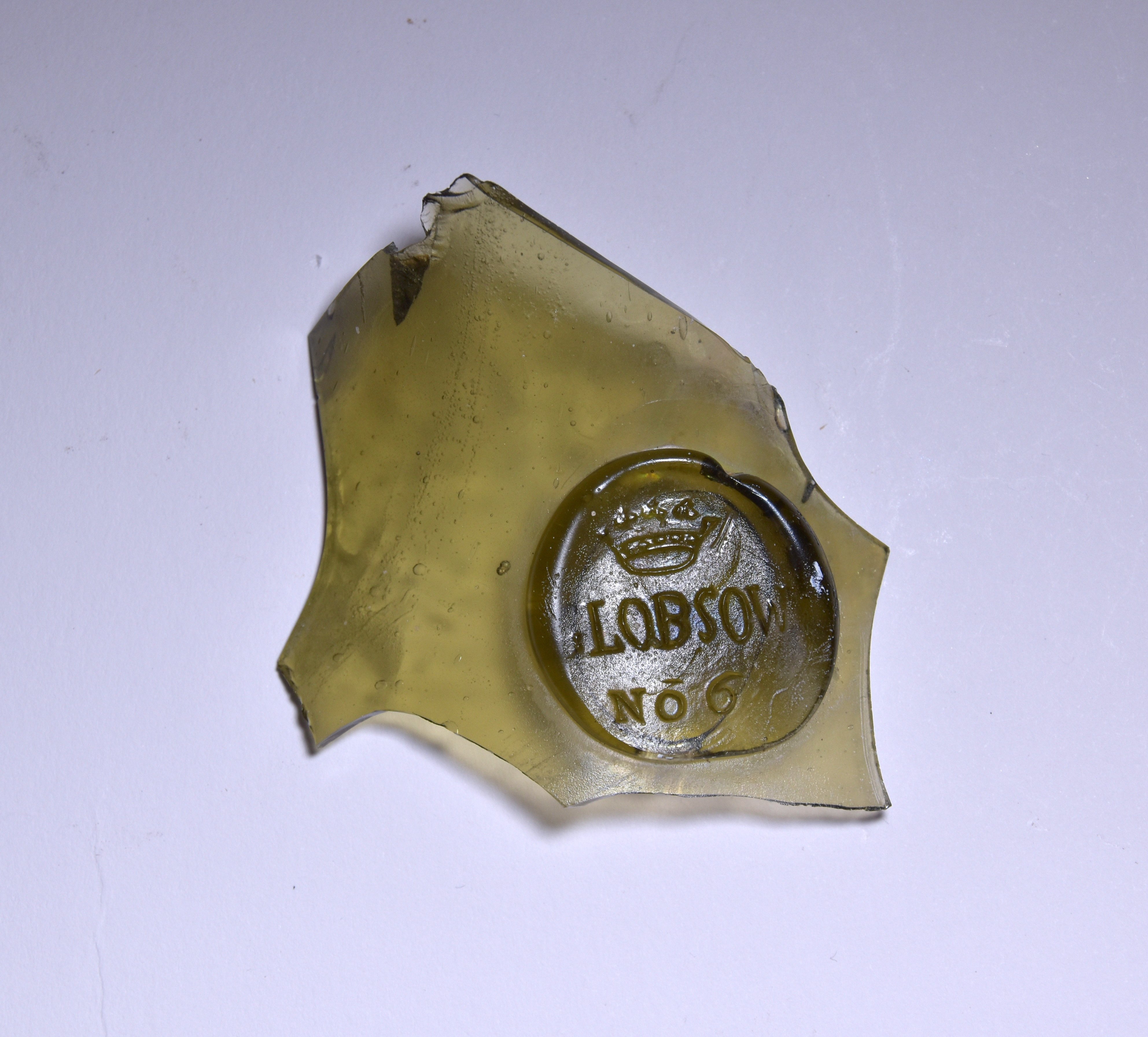 Siegel der Glashütte Globsow vom zweiten Hüttenstandort (Glasmacherhaus Neuglobsow CC BY-NC-SA)