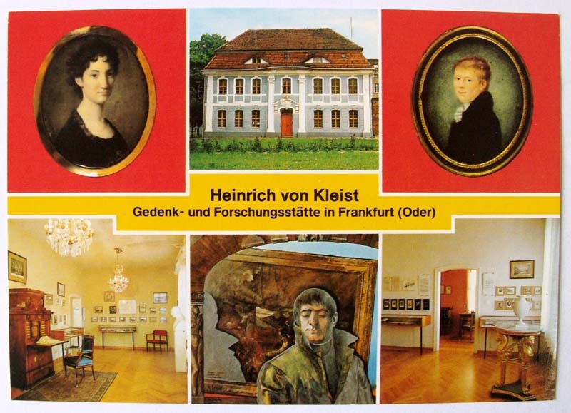Postkarte Heinrich von Kleist- Gedenk- und Forschungsstätte in Frankfurt (Oder) (Kleist-Museum Frankfurt (Oder) CC BY-NC-SA)