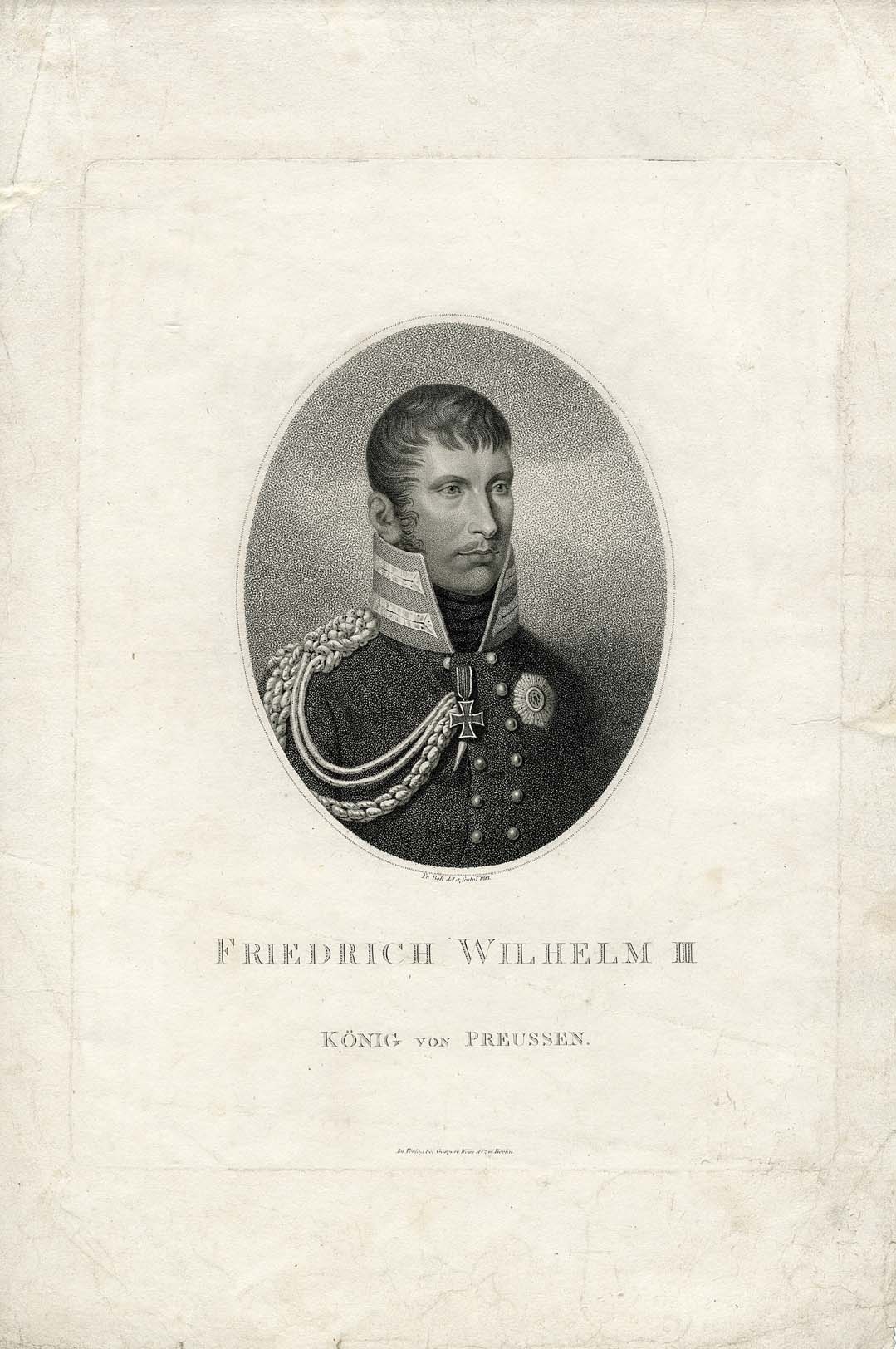 Friedrich Wilhelm III - König von Preussen. (Kleist-Museum Frankfurt (Oder) CC BY-NC-SA)
