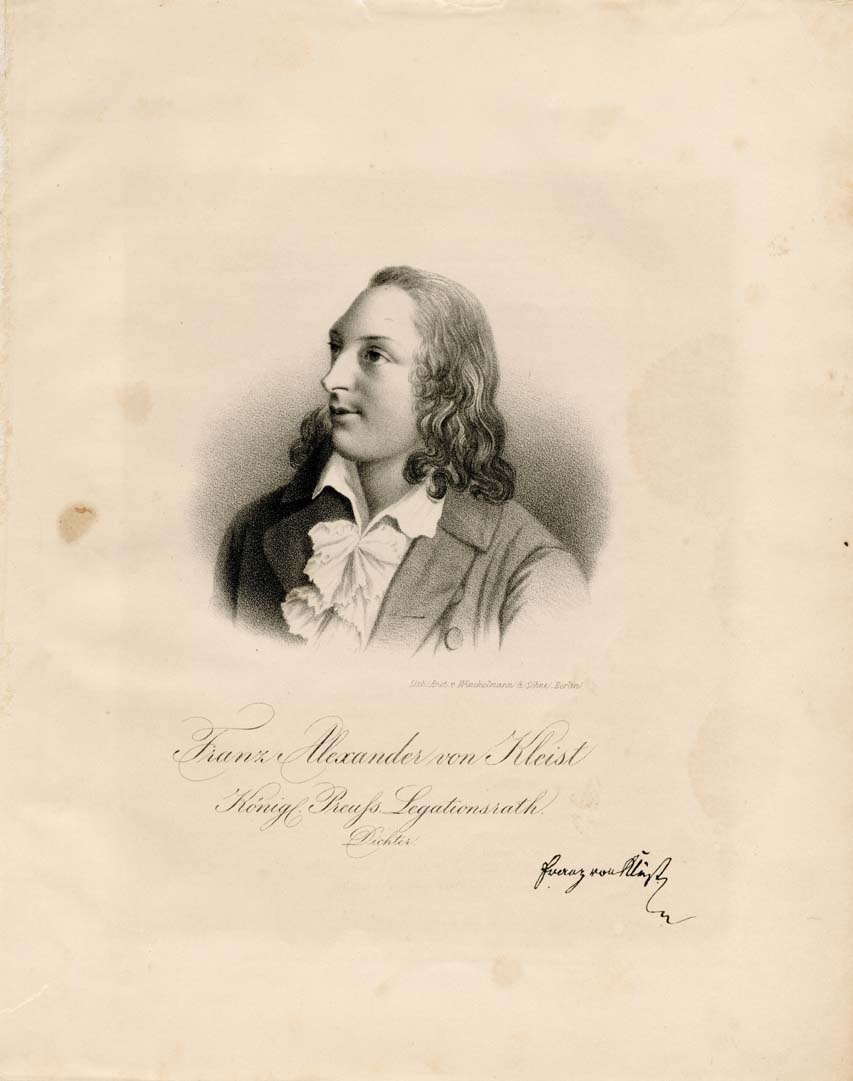 Franz Alexander von Kleist - Königl. Preuss. Legationsrath. Dichter (Kleist-Museum Frankfurt (Oder) CC BY-NC-SA)