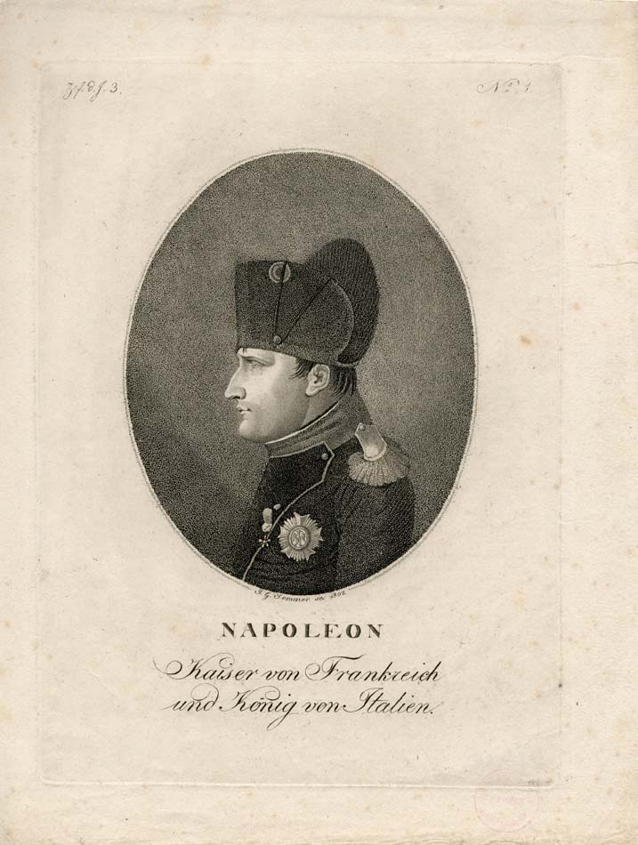 Napoleon - Kaiser von Frankreich und König von Italien. (Kleist-Museum Frankfurt (Oder) CC BY-NC-SA)