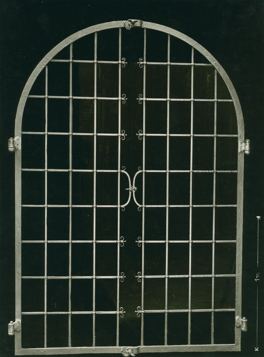 Zweiflüglige Gittertür im Dom zu Quedlinburg (Zugang zur Krypta) (Potsdam Museum - Forum für Kunst und Geschichte CC BY-NC-SA)