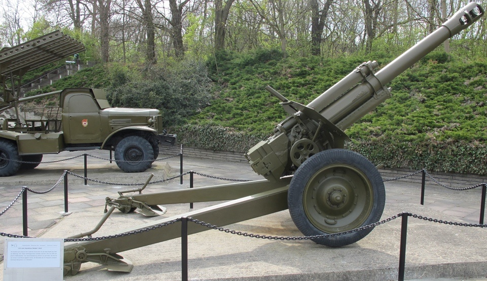 Haubitze 152-mm (Gedenkstätte Seelower Höhen CC BY-NC-SA)