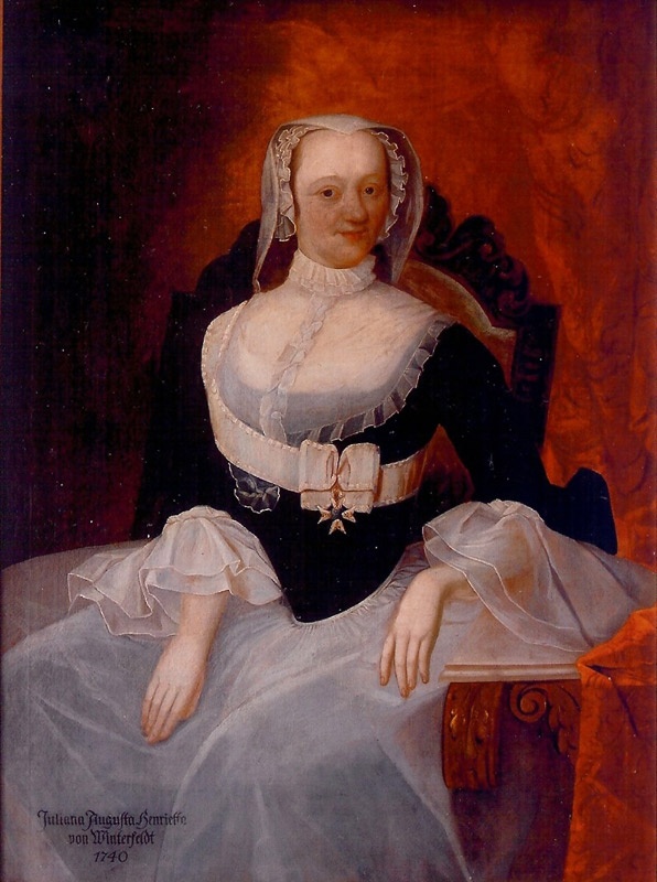 Porträt der Äbtissin Juliana Augusta Henrietta von Winterfeldt (1710-1790) (Museum Kloster Stift zum Heiligengrabe CC BY-NC-SA)