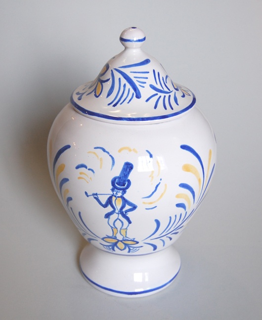 Tabakdose (Ofen- und Keramikmuseum Velten CC BY-NC-SA)