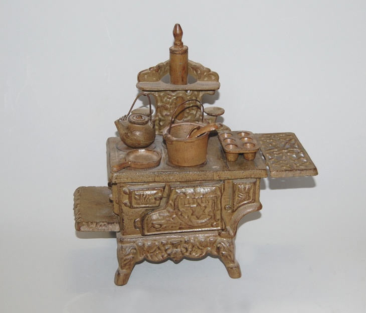 Modell Küchenherd (Ofen- und Keramikmuseum Velten CC BY-NC-SA)