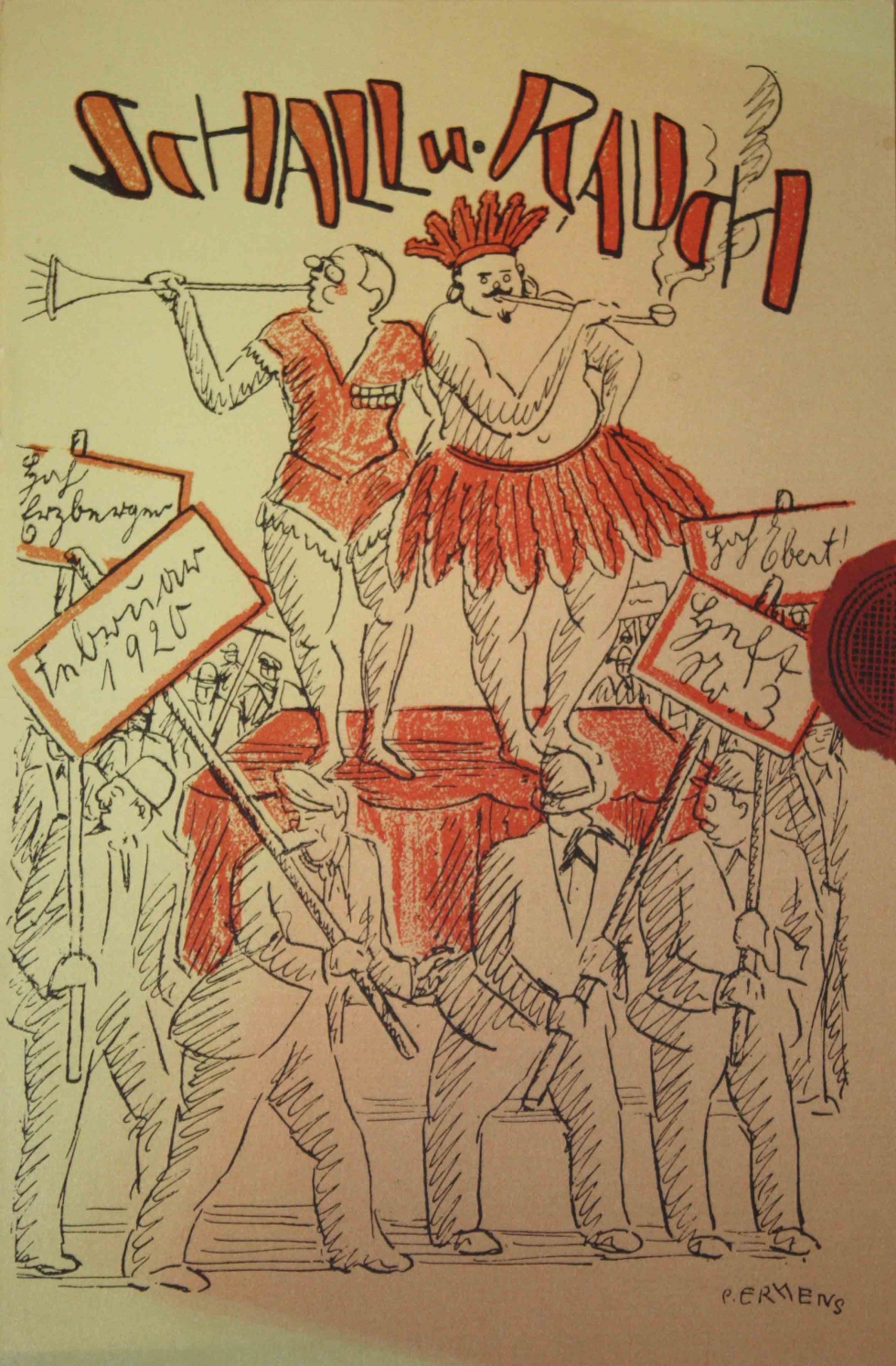 Programmhefte von &quot;Schall und Rauch&quot;, 1920 (Kurt Tucholsky Literaturmuseum CC BY-NC-SA)