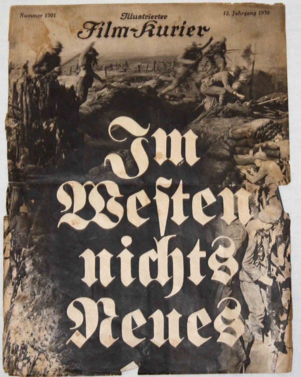 Titelblatt des &quot;Illustrierten Film-Kuriers&quot;, 1930 (Kurt Tucholsky Literaturmuseum CC BY-NC-SA)