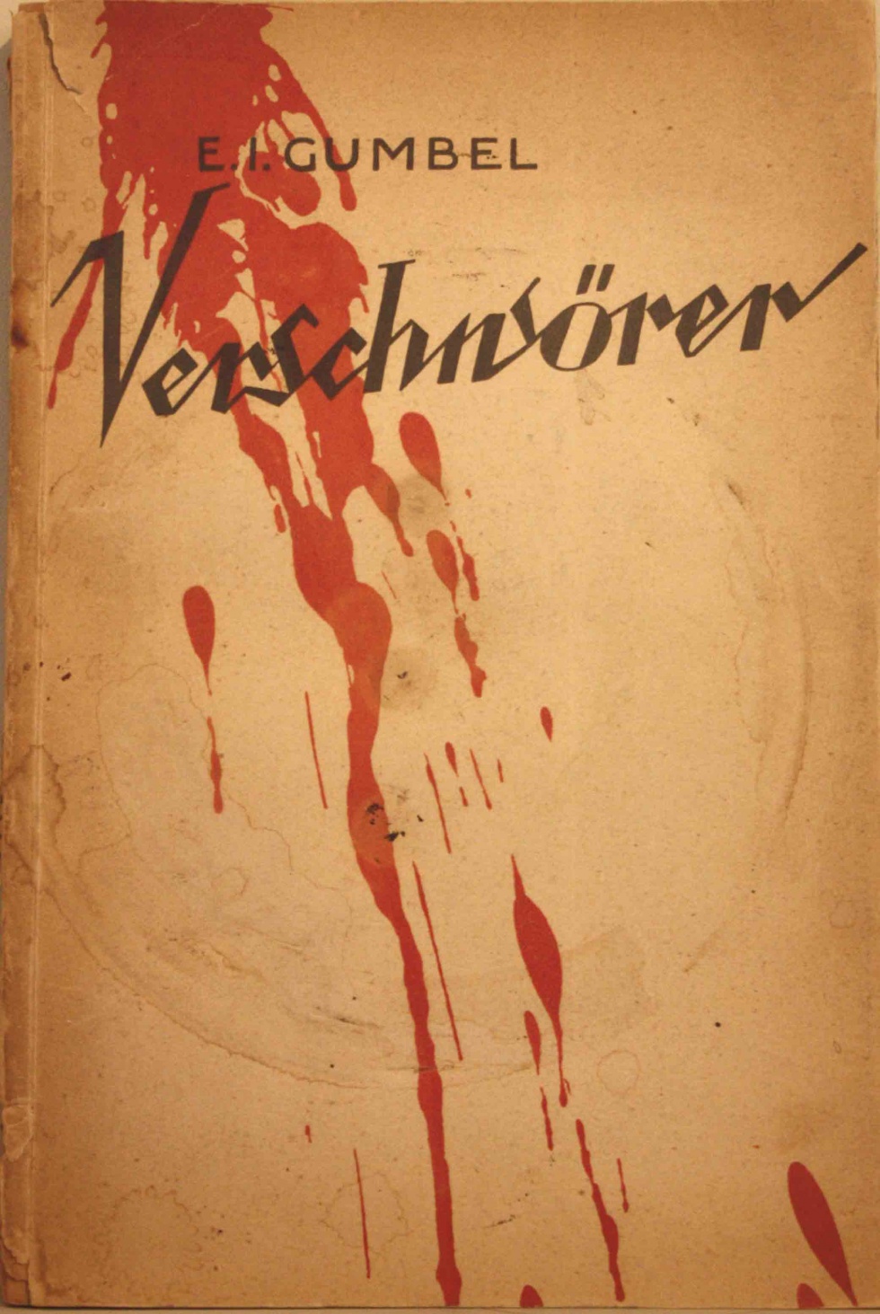 E.I. Gumbel: &quot;Verschwörer&quot;, 1924 (Kurt Tucholsky Literaturmuseum CC BY-NC-SA)