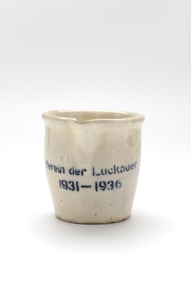 Henkeltöpfchen &quot;Verein der Luckauer in Groß-Berlin 1931-1936&quot; (Niederlausitz-Museum Luckau RR-F)